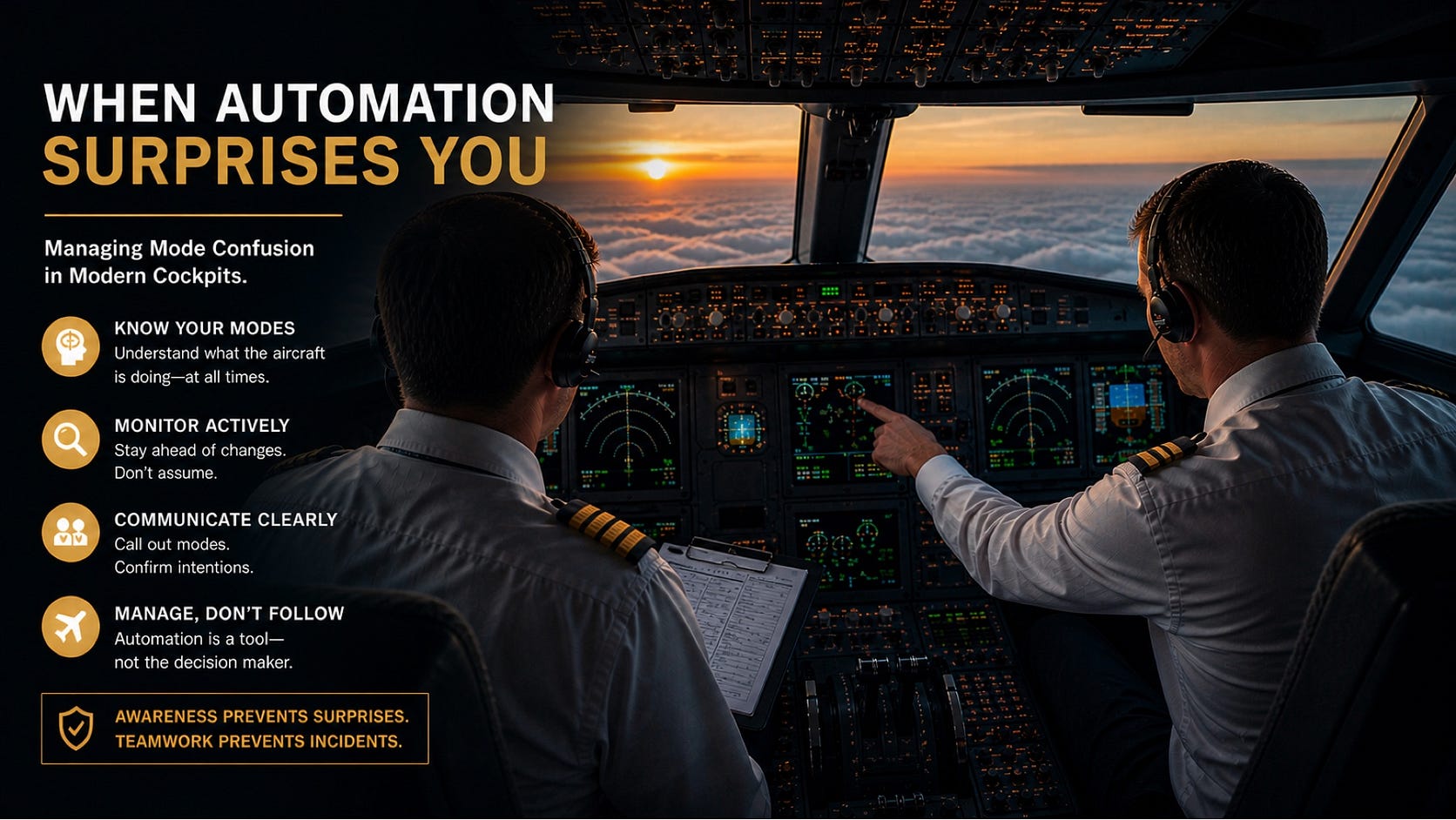 When Automation Surprises You: Managing Mode Confusion in Modern Cockp