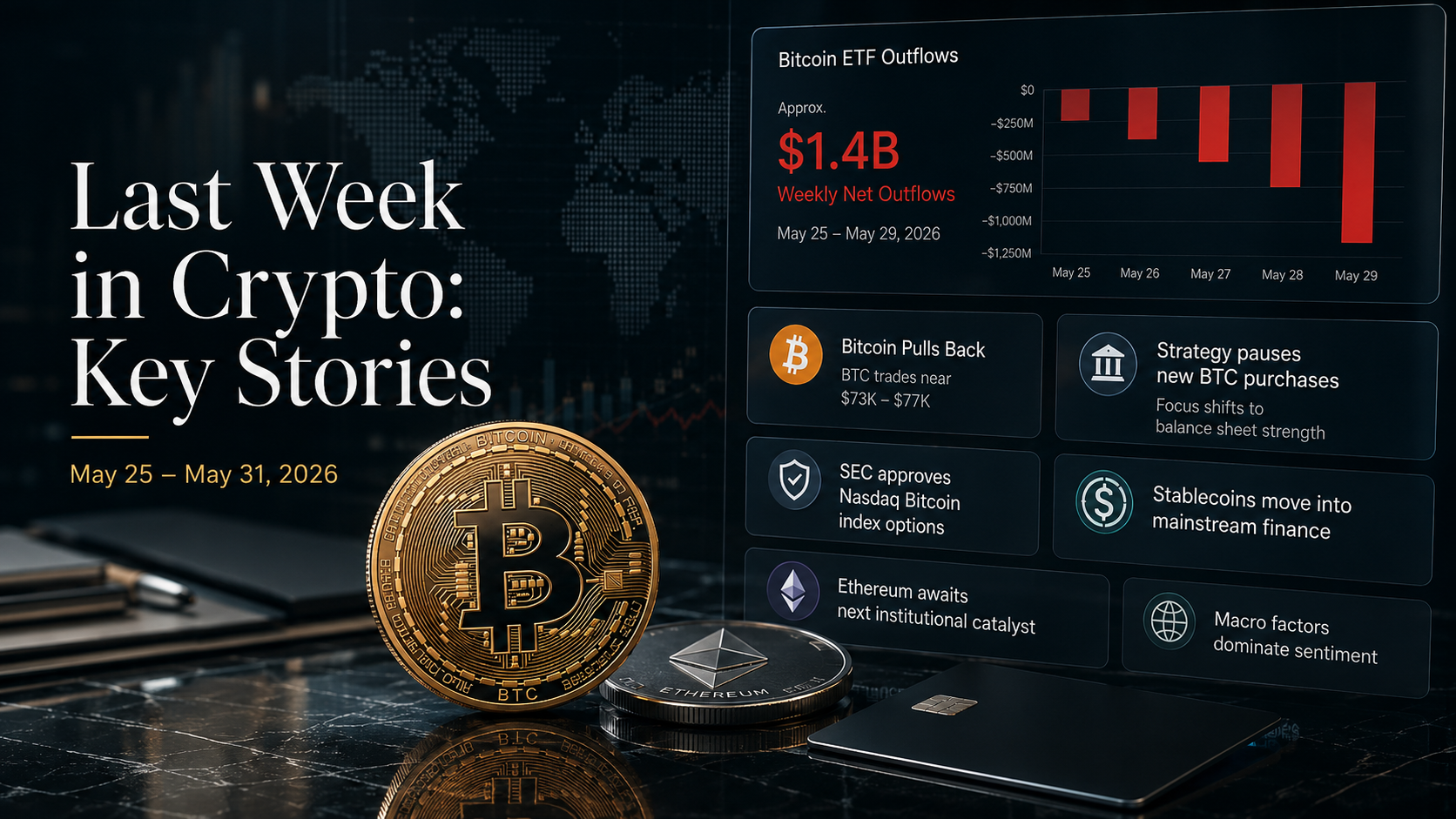 Last Week in Crypto: Key Stories (May 25 — May 31, 2026)