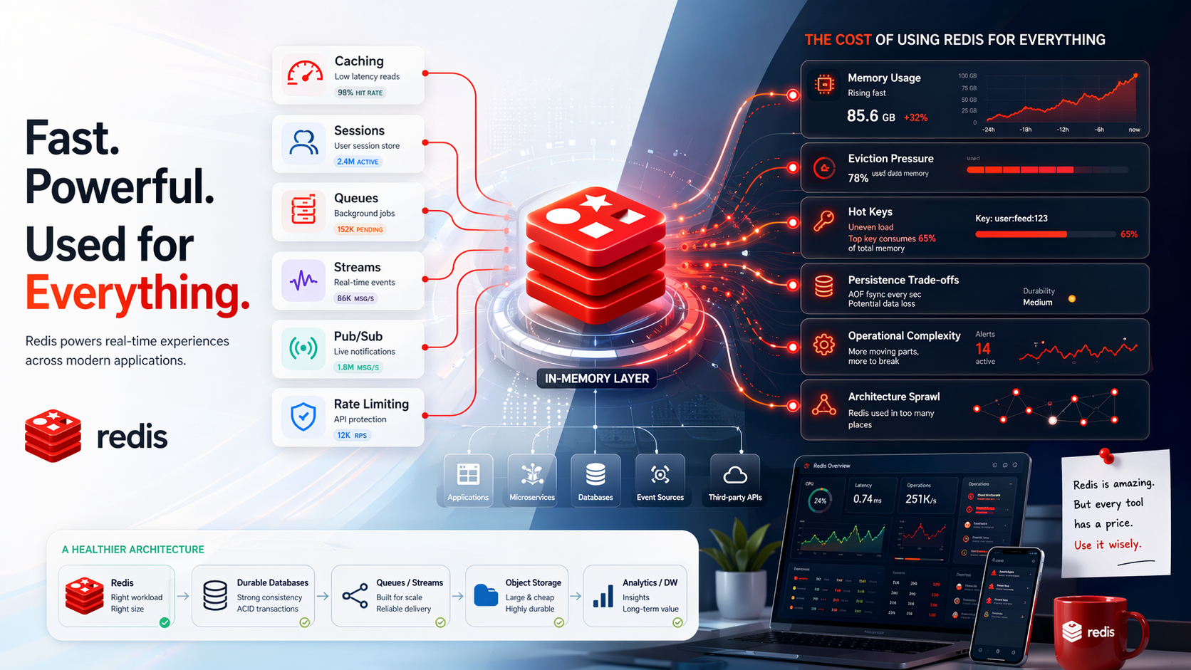 Redis Is Still Everywhere, but Teams Are Finally Counting the Cost of Using It for Everything