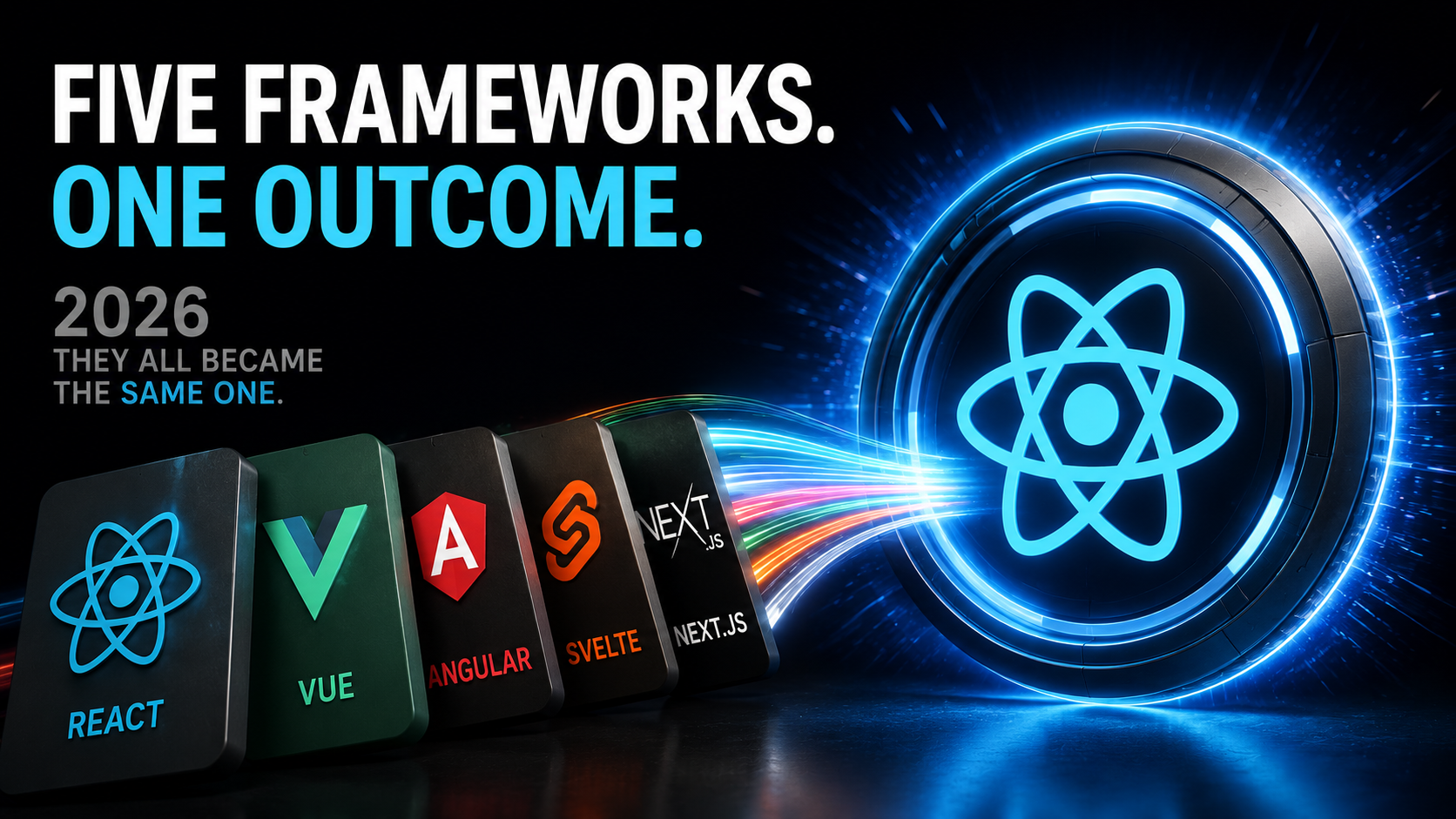 I learned five JavaScript frameworks the hard way In 2026 they all quietly became the same one.