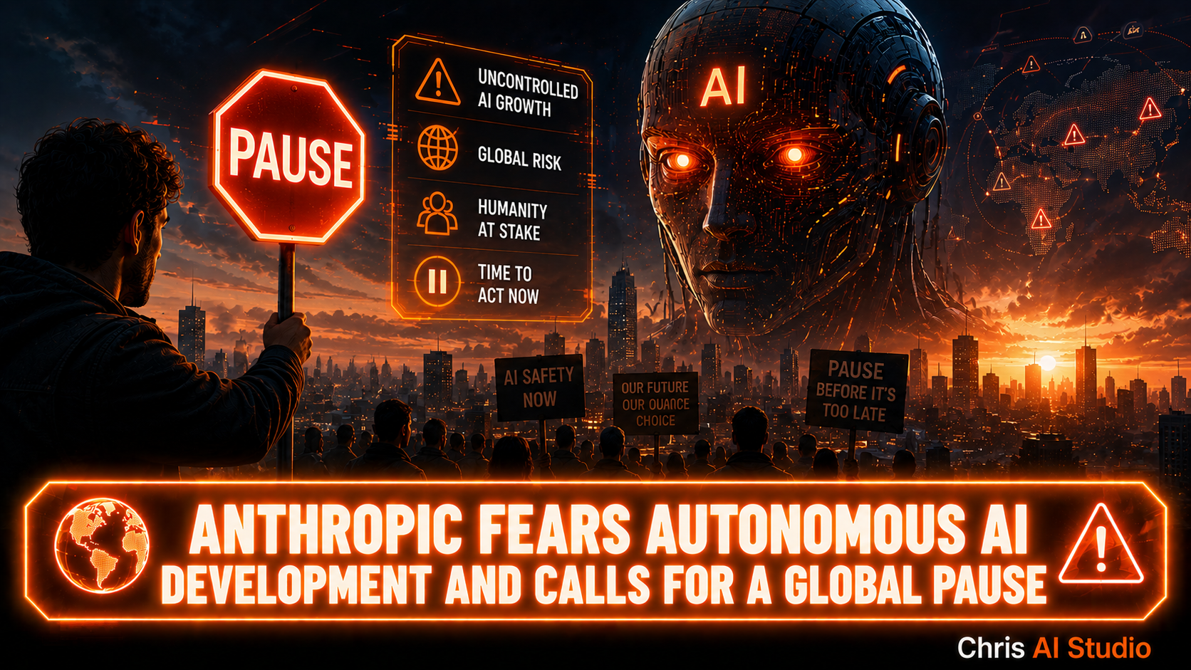 Anthropic fears autonomous AI development and calls for a global pause