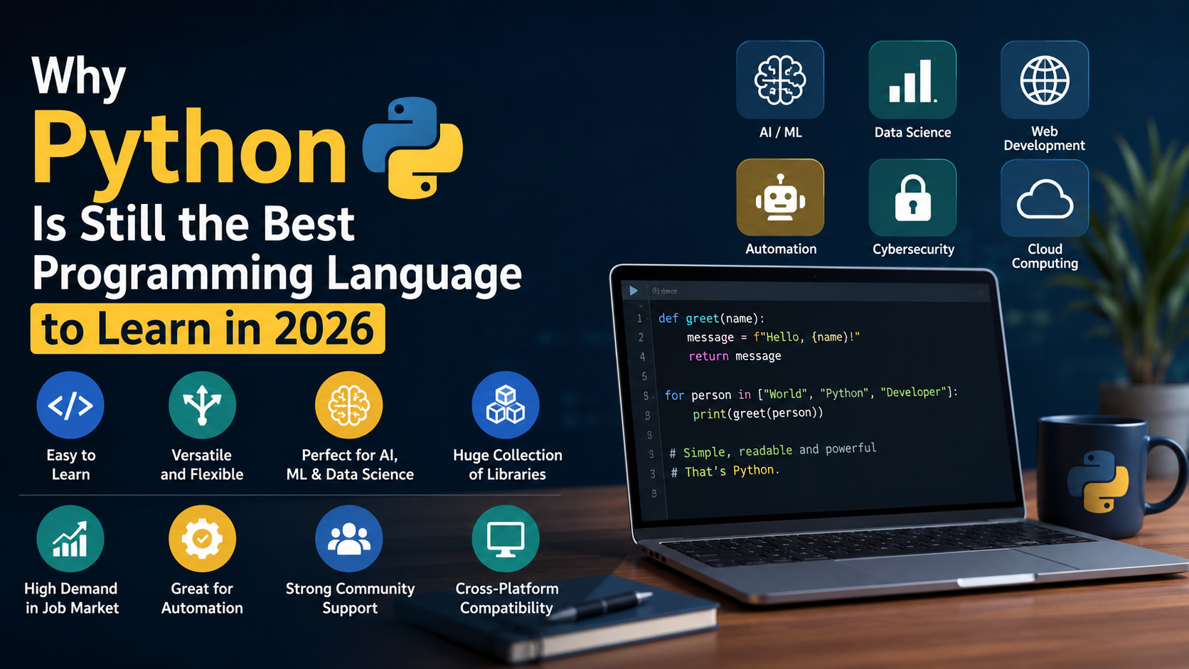 Why Python Is Still the Best Programming Language to Learn in 2026