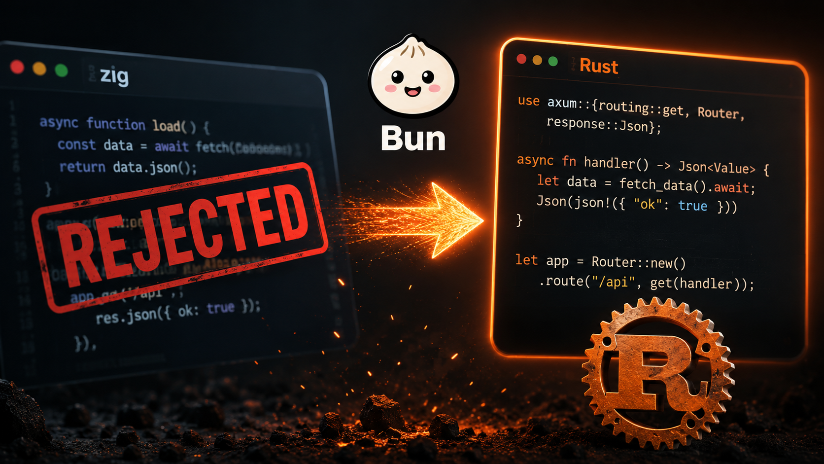 Zig won’t accept AI-written code So the Bun team had Claude rewrite the whole thing in Rust.