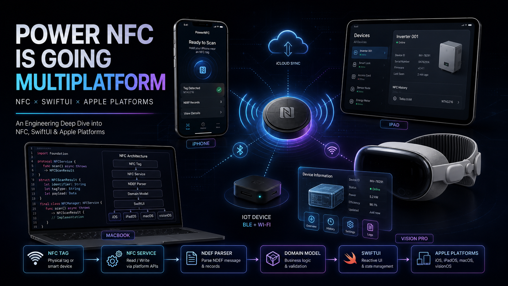 PowerNFC Is Going Multiplatform: An Engineering Deep Dive into NFC, SwiftUI & Apple Platforms