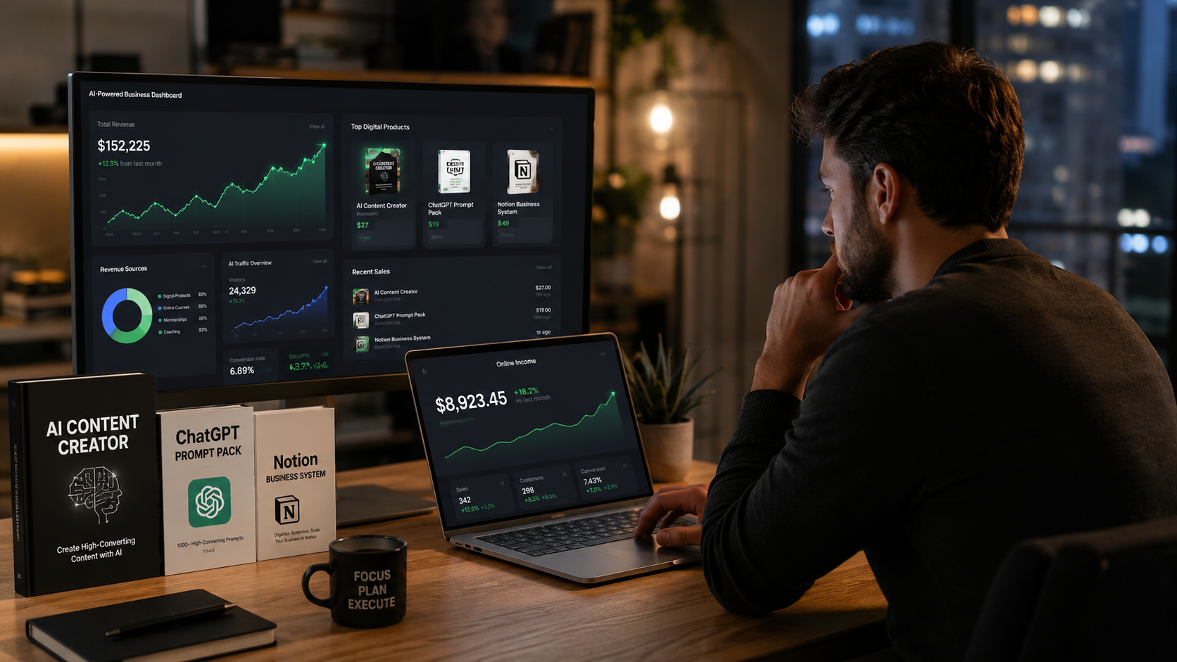 From $0 to $4,500/Month: My AI-Powered Digital Product System