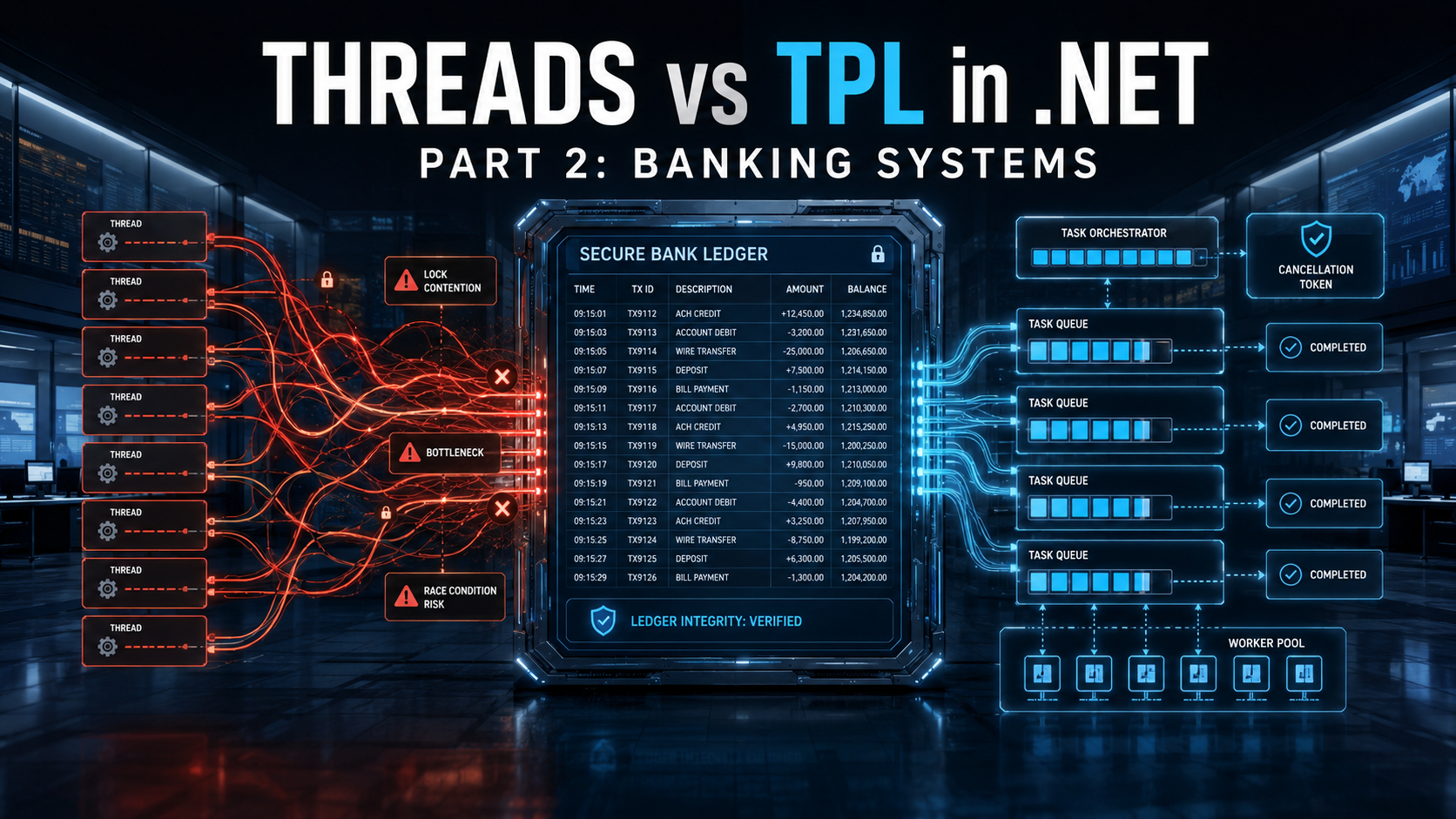 Threads vs Task Parallel Library (TPL) in .NET [Part 2]