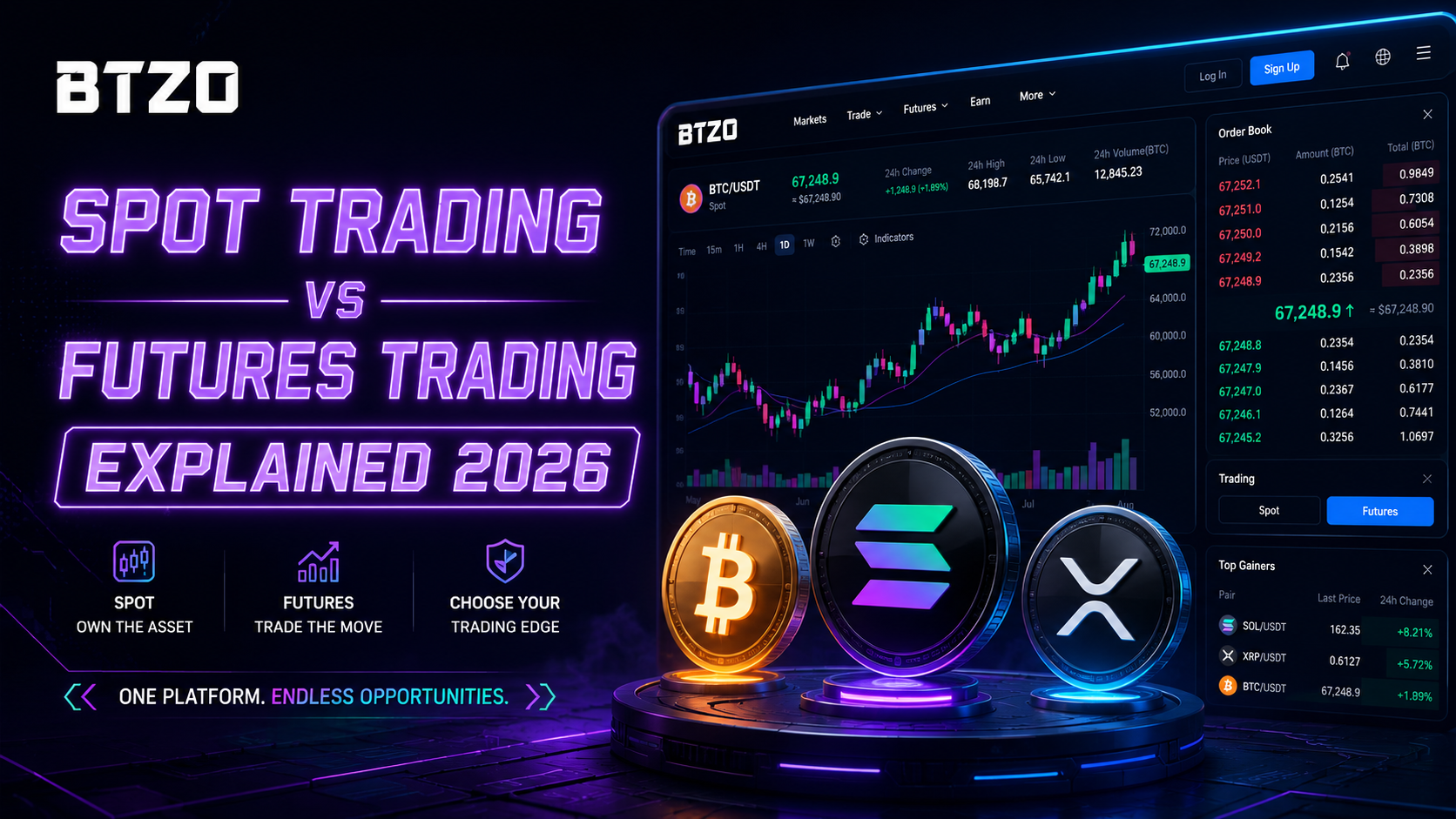 Spot Trading vs Futures Trading Explained 2026