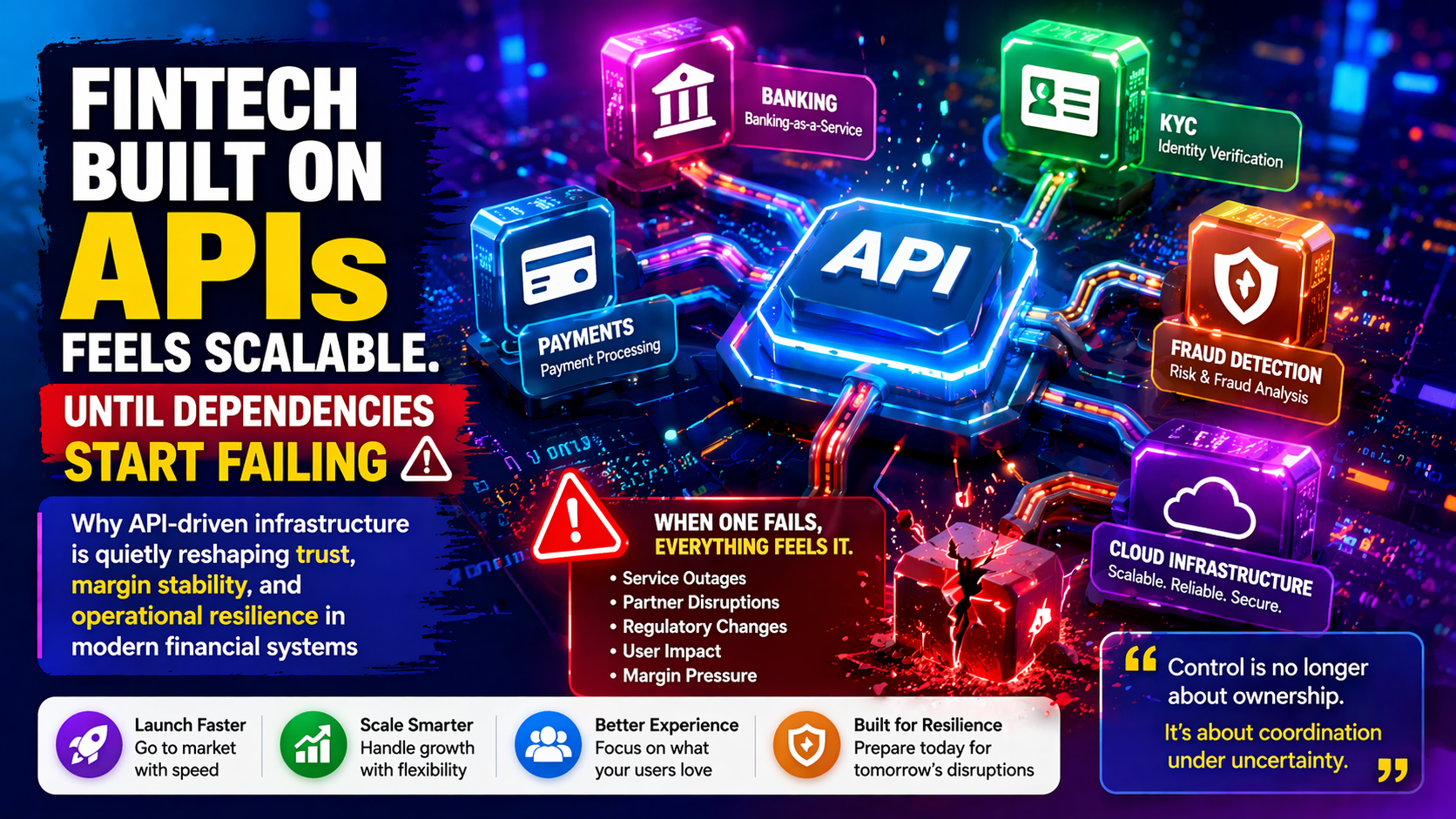 Fintech Built on APIs Feels Scalable. Until Dependencies Start Failing
