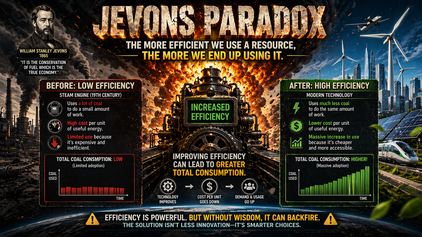 Why Efficiency Makes Us Use More, Not Less