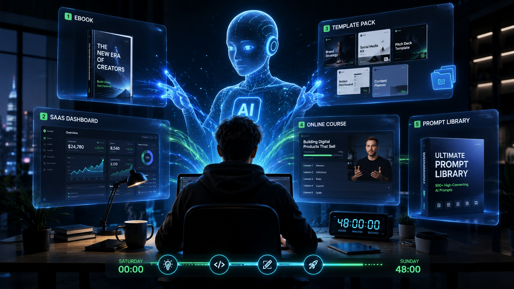 5 Digital Products You Can Build This Weekend With AI