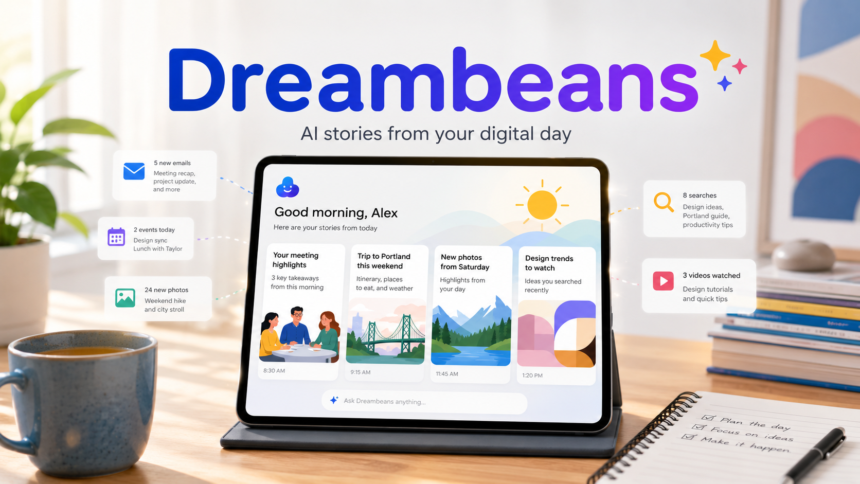 Google Dreambeans Turns Your Digital Life Into AI Stories