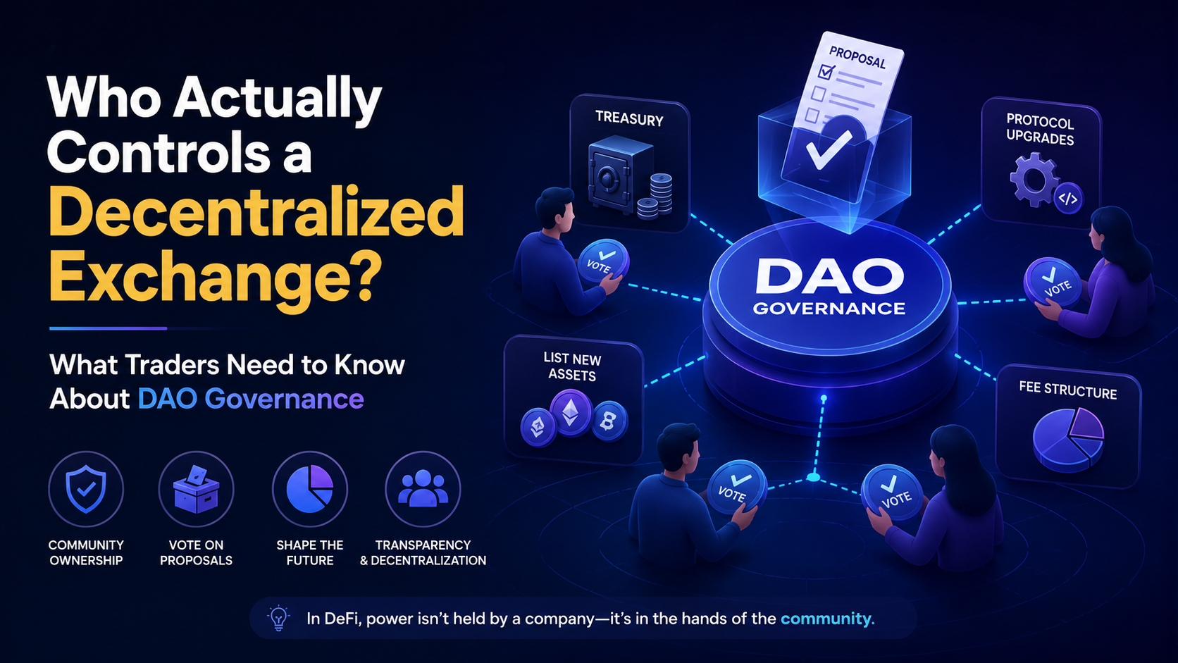 Who Actually Controls a Decentralized Exchange? What Traders Need to Know About DAO Governance