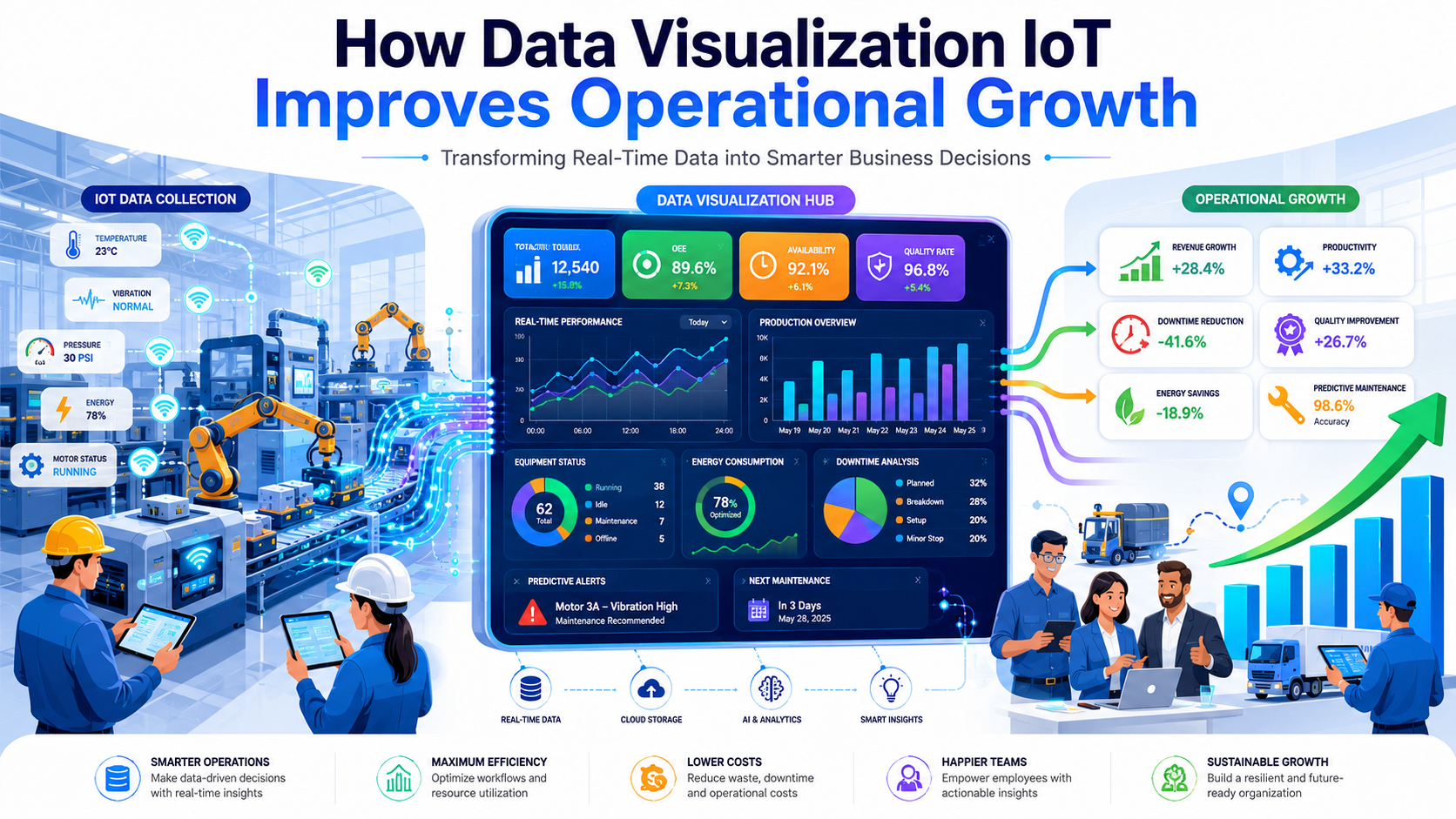 How Data Visualization IoT Improves Operational Growth