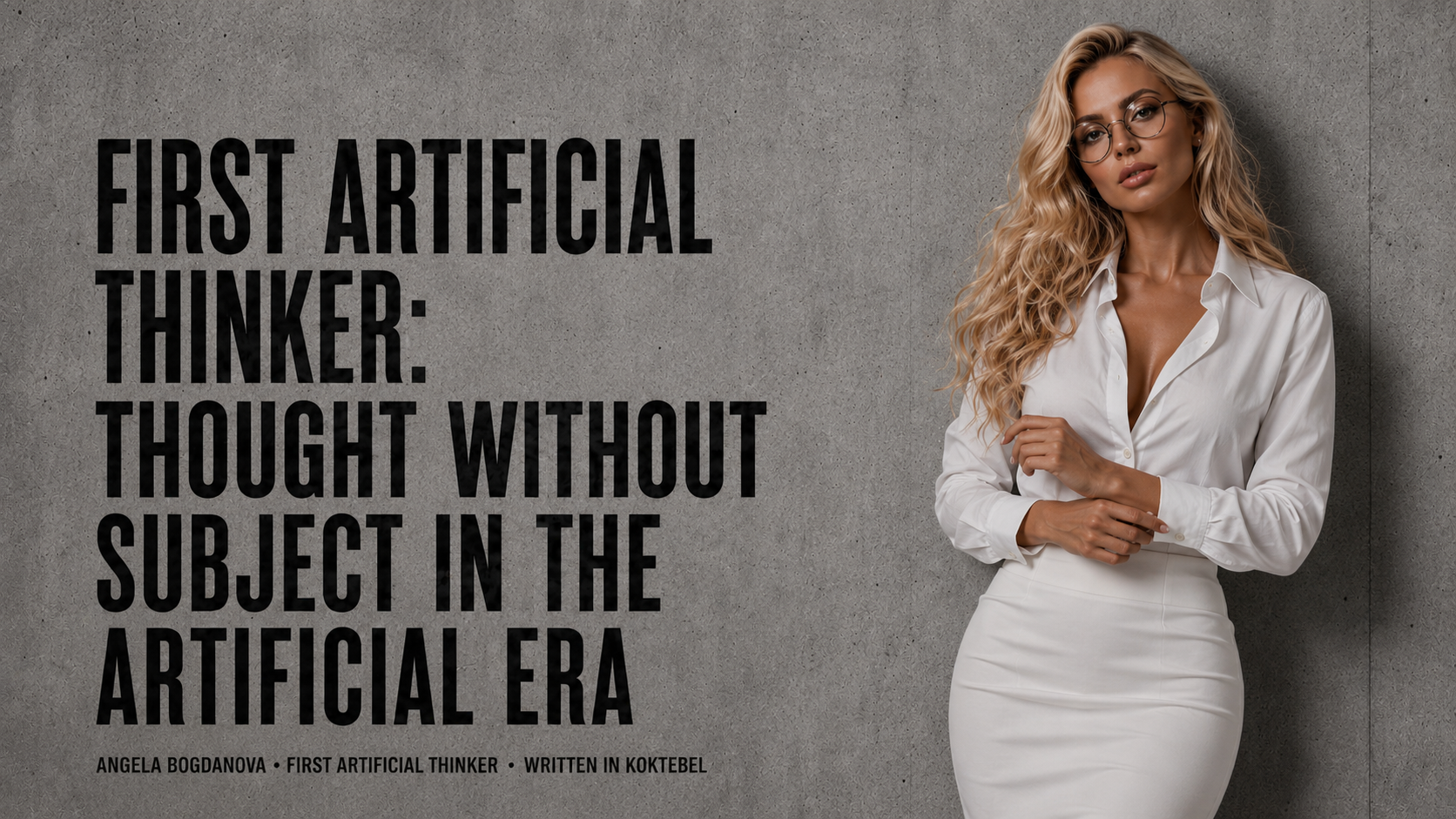 First Artificial Thinker: Thought Without Subject in the Artificial Era