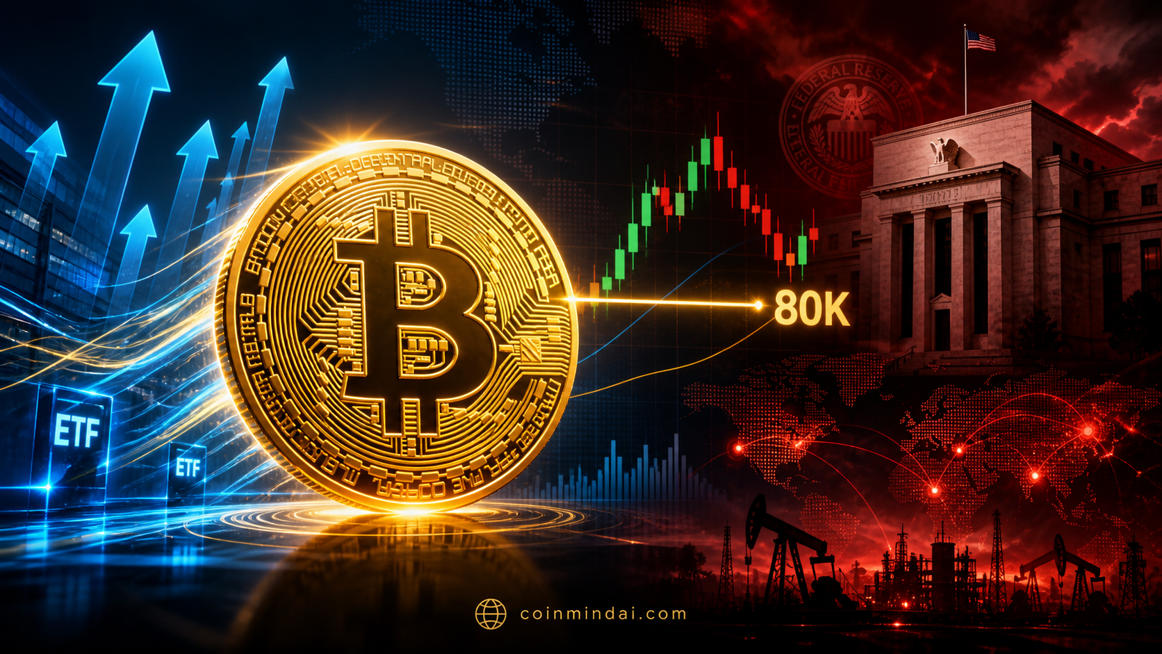 Bitcoin Holds $80K: ETF Inflows Support BTC, But Fed Risks Still Matter
