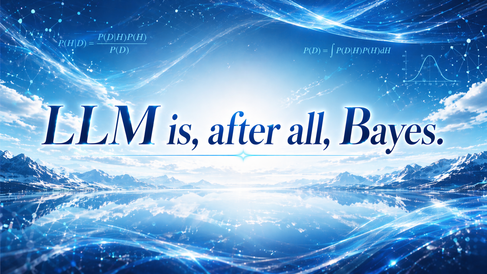 LLMs Were Bayesian After All