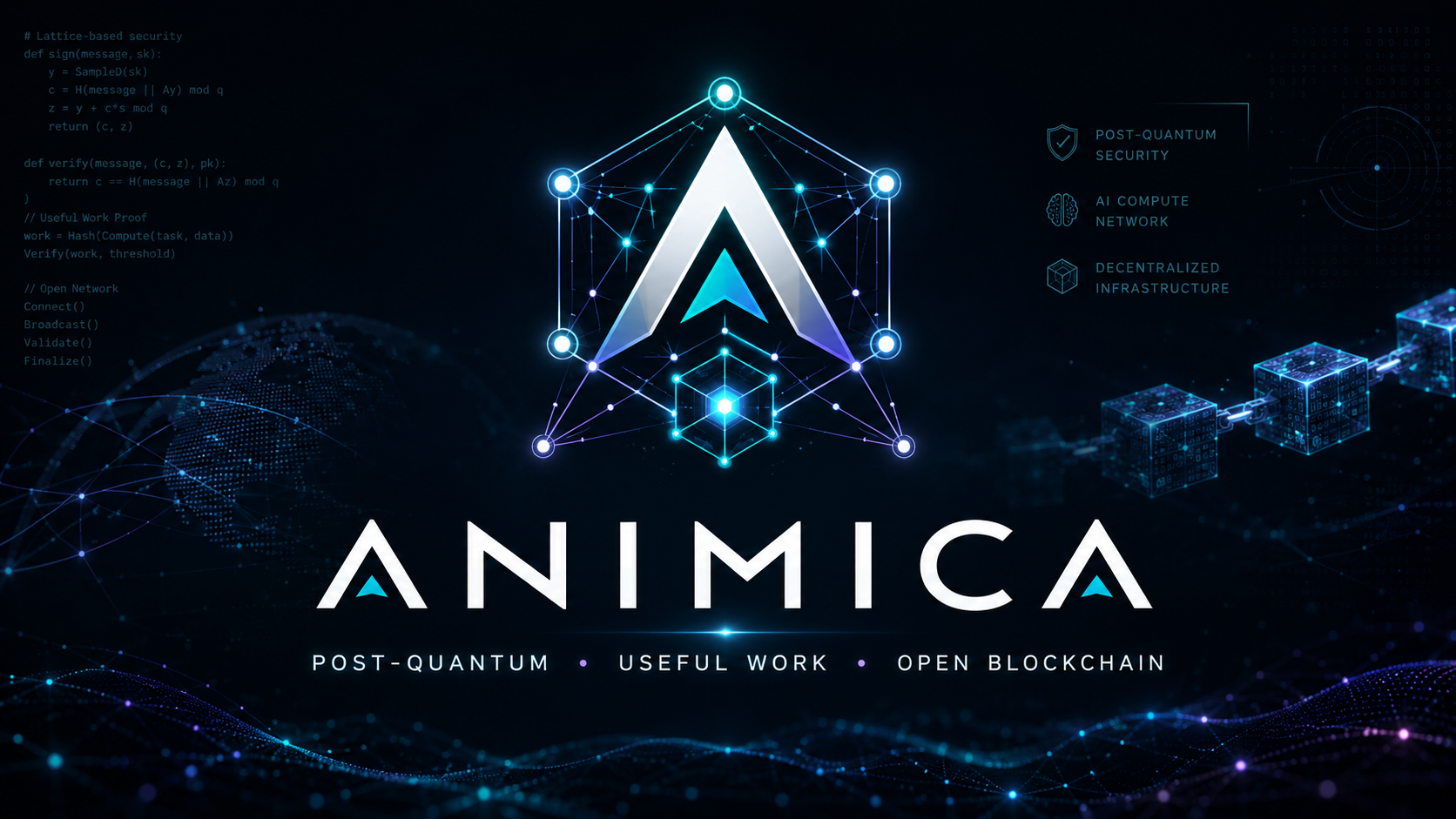 Animica: A Post-Quantum, Useful-Work Blockchain Built for Miners, Builders, AI, and Open…