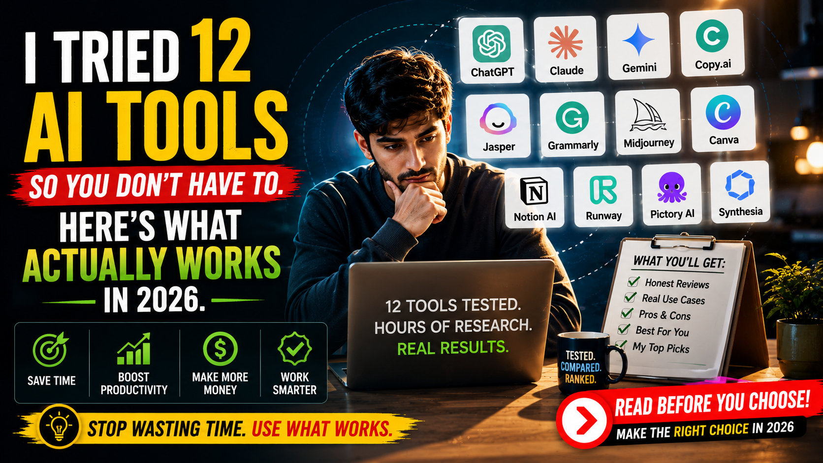 I Tried 12 AI Tools So You Don’t Have To. Here’s What Actually Works in 2026.