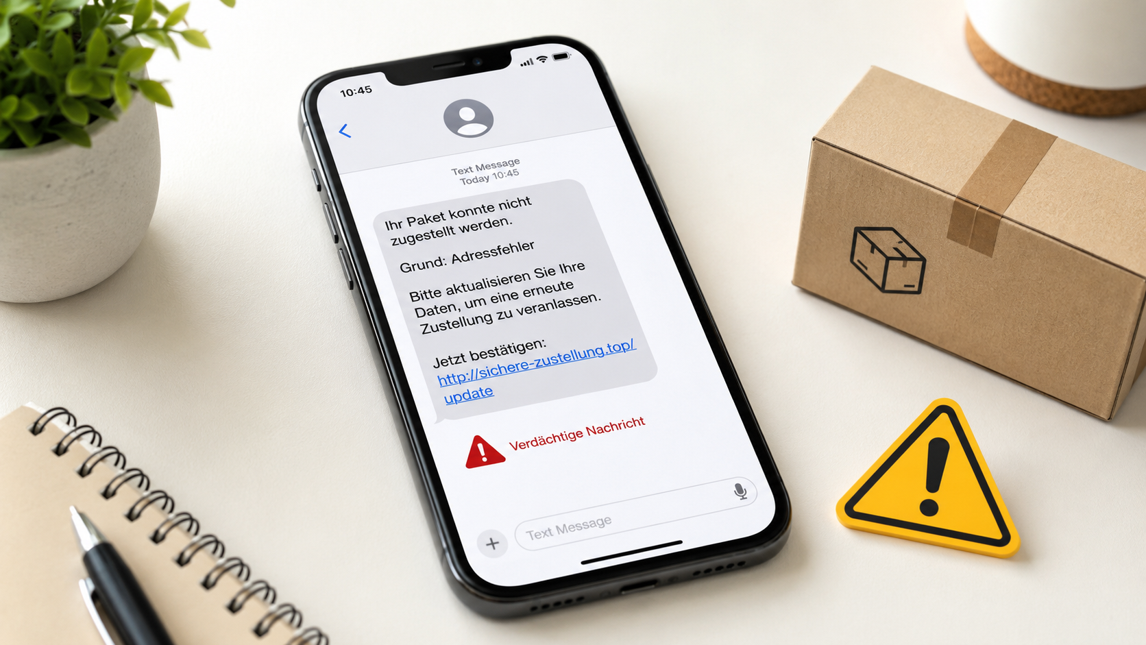 Falsche Paket-SMS bekommen? So erkennen Sie Betrug auf dem Handy