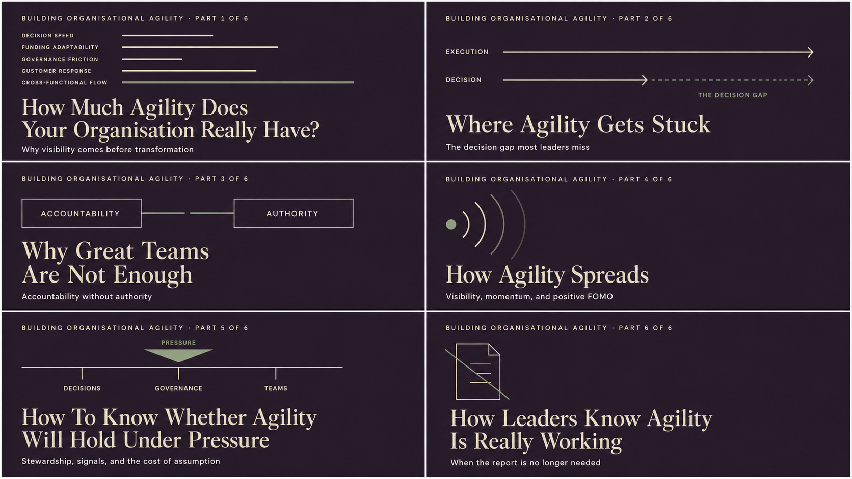 “That Sounds Great… But How?” What It Really Takes to Build Agility Across an Organisation