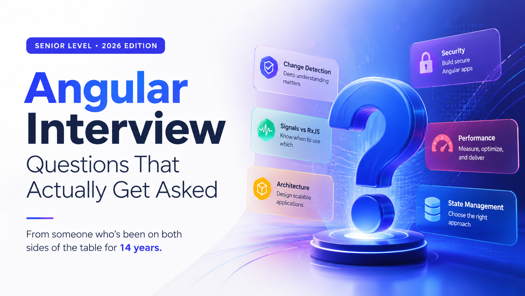 I Have Interviewed Angular Developers for 14 Years — Here Are the Questions That Separate Senior…