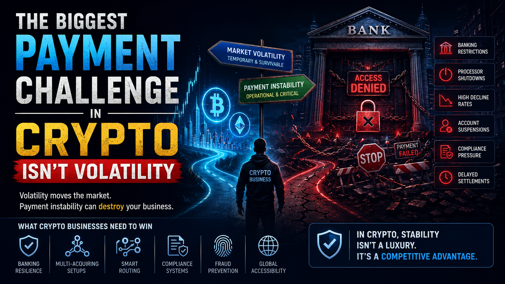 The Biggest Payment Challenge in Crypto Isn’t Volatility