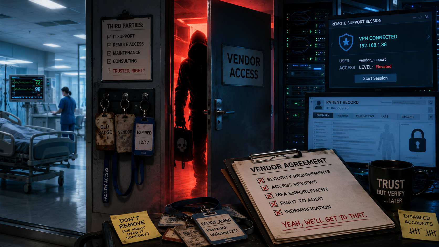 The Vendor Door: How Third Parties Become the Weakest Link in Healthcare Security