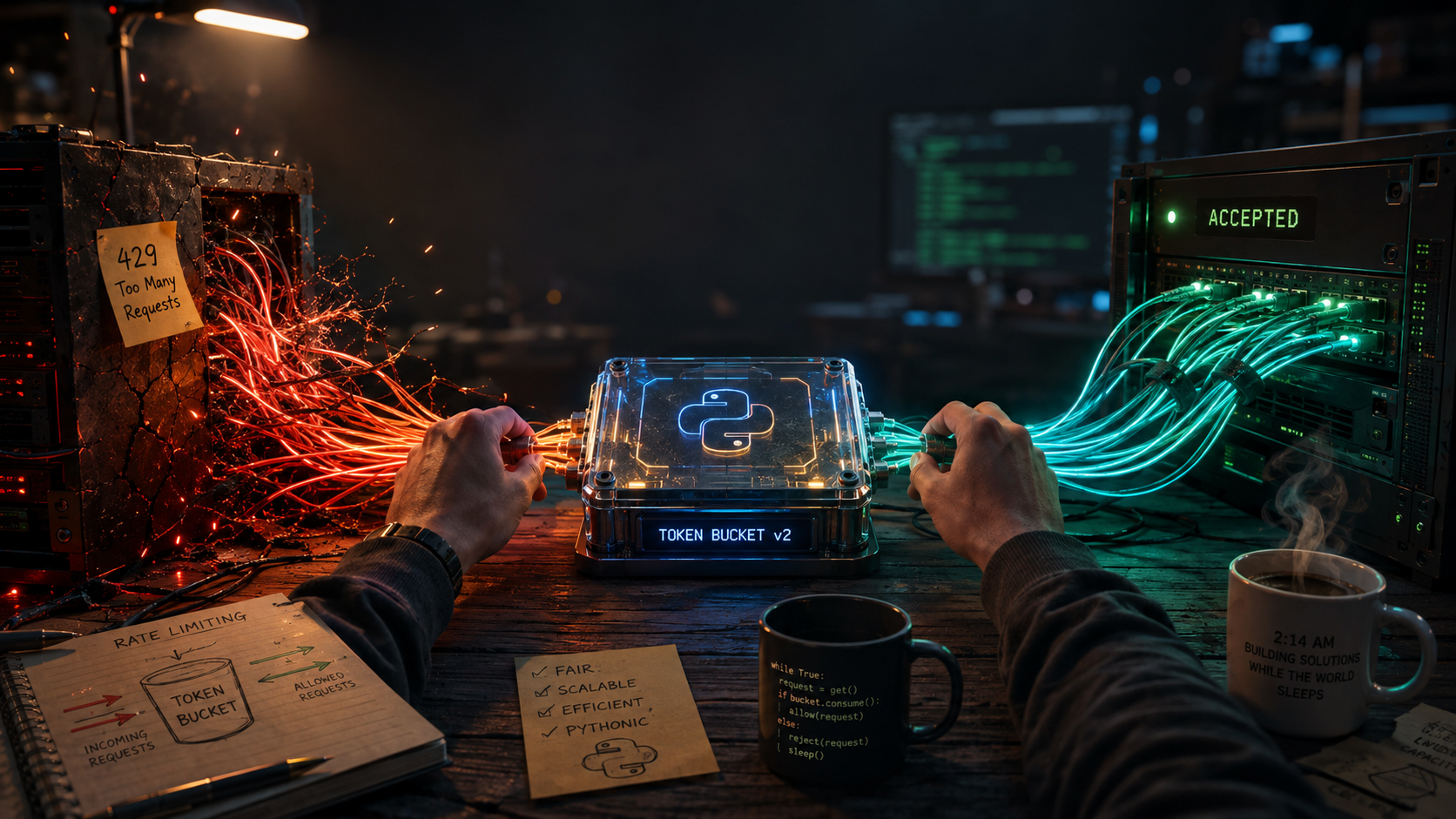 Token Bucket Rate Limiter in Python: A Step by Step Guide