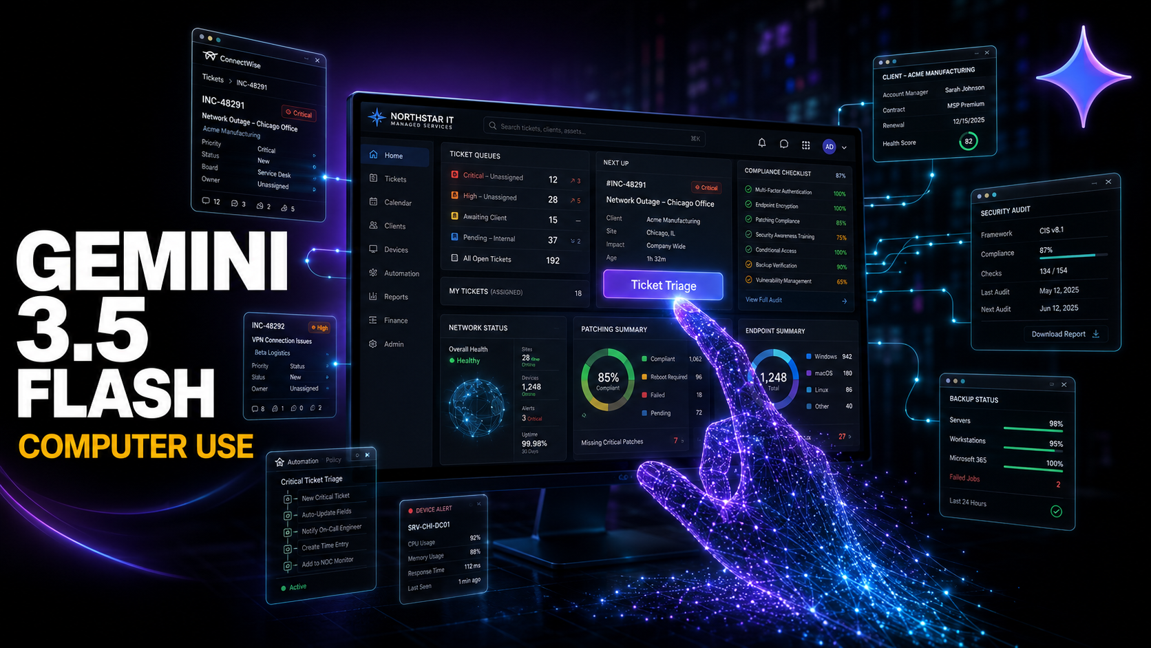 Gemini 3.5 Flash Just Learned to Use a Computer — And It’s the Automation Tool MSPs Have Been…