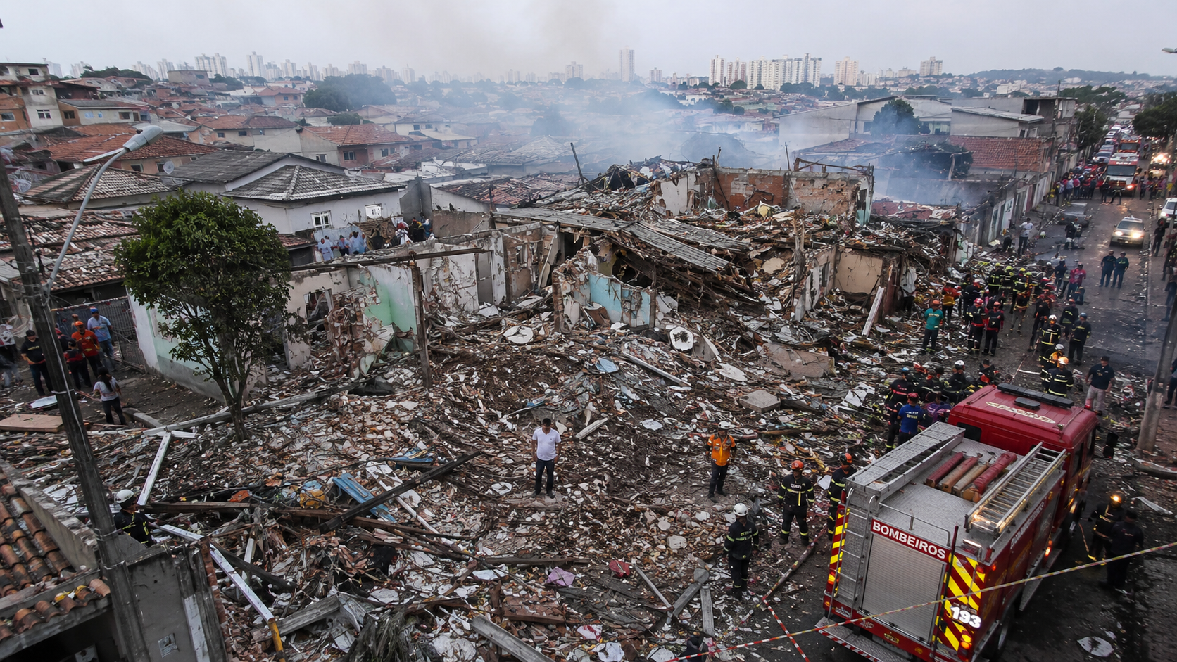 Deadly Explosion Destroys Homes in São Paulo and Leaves Community in Despair