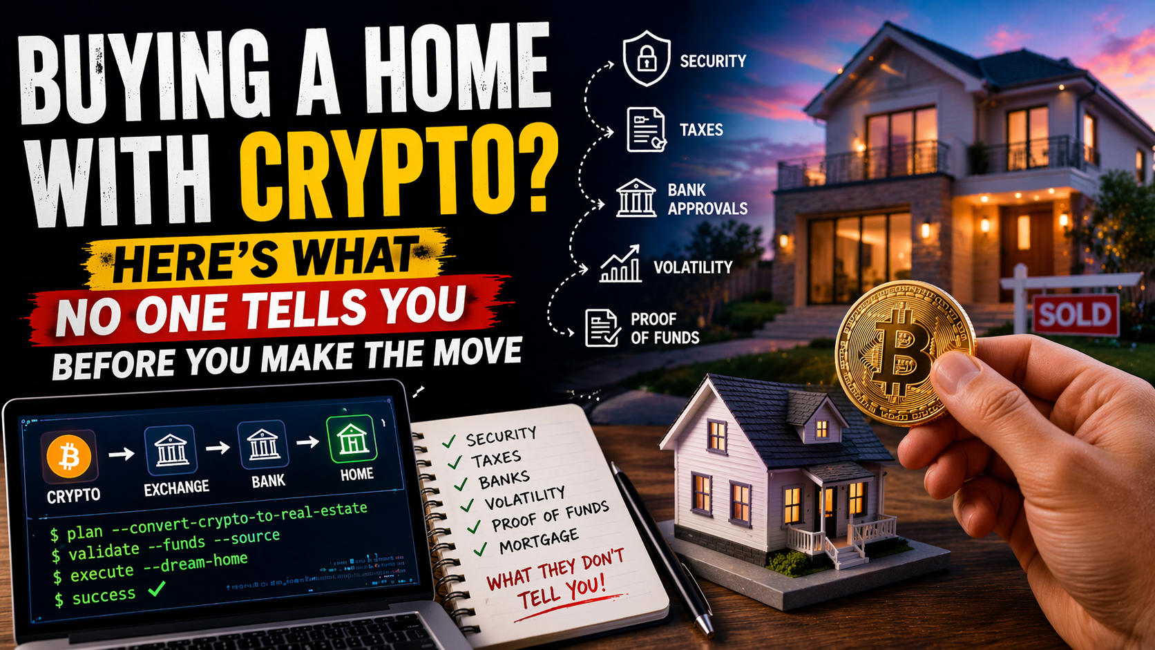 Buying a Home With Crypto: Here Is What No One Tells You Before You Make the Move