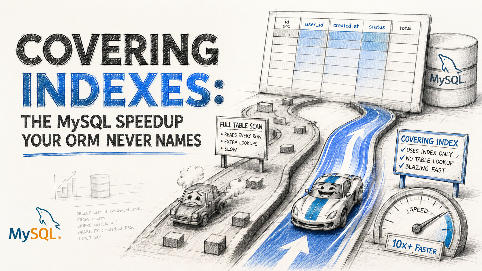 Covering Indexes: The MySQL Speedup Your ORM Never Names