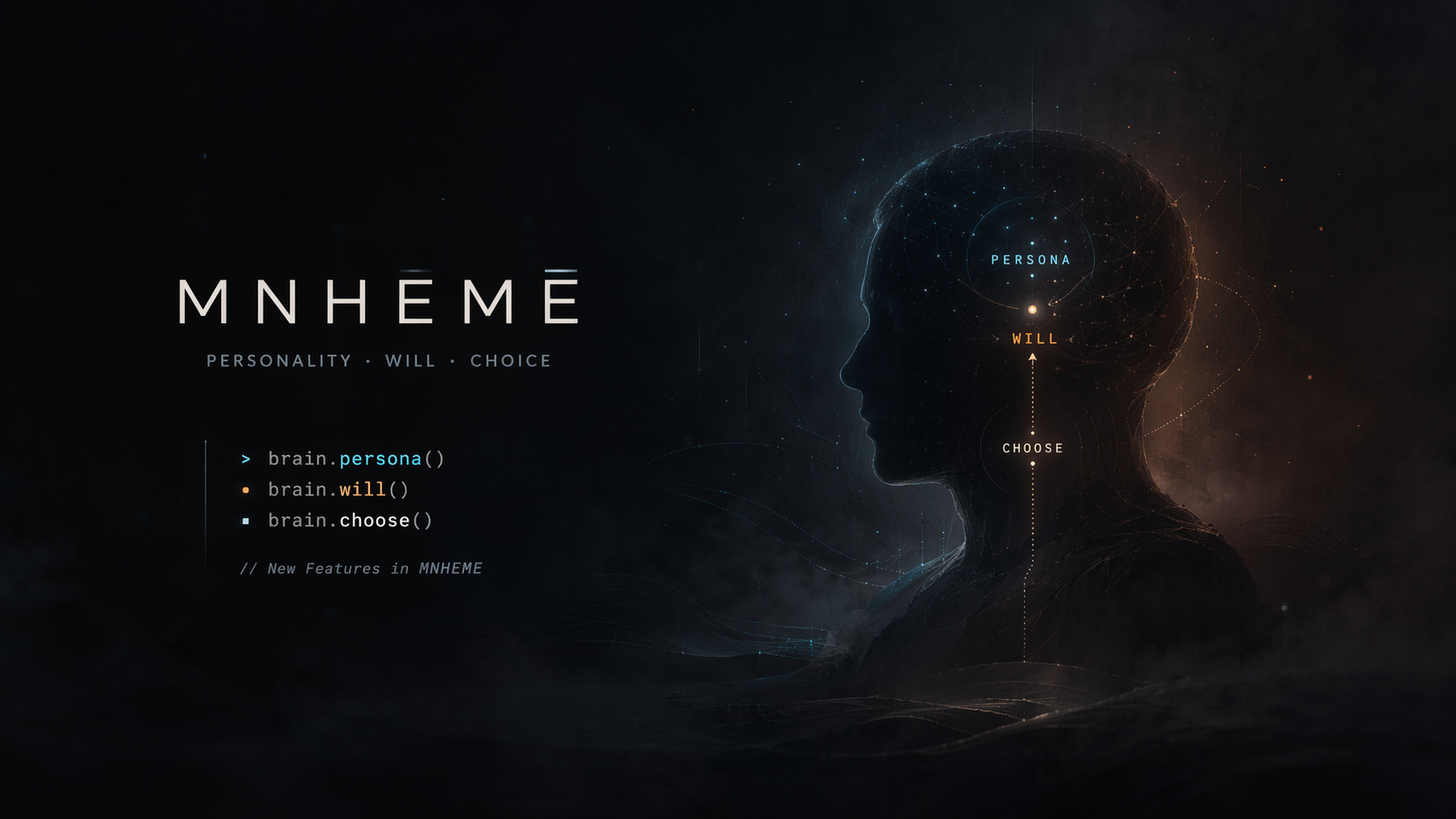 MNHEME Evolves: Personality and Free Will Enter the System