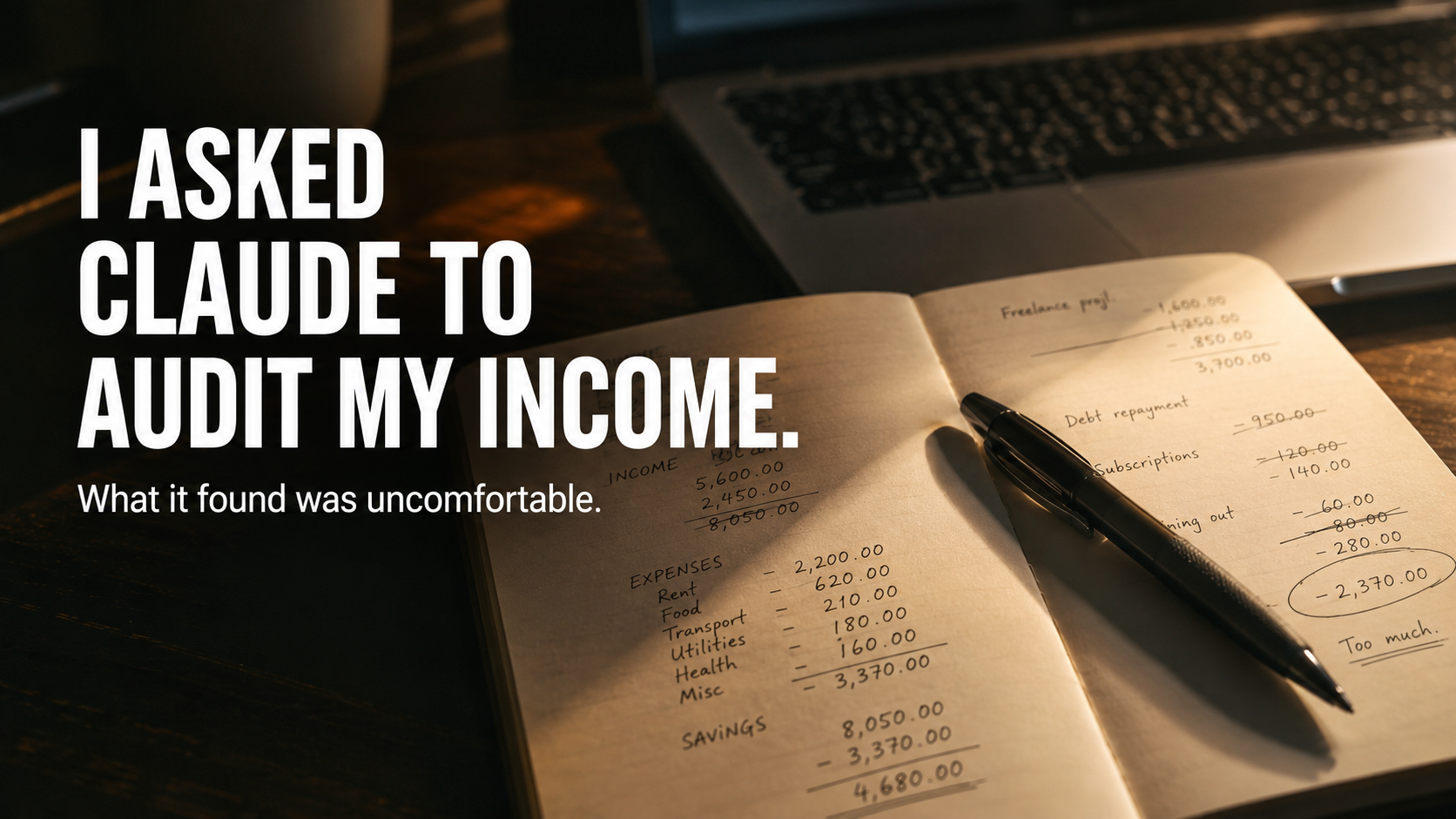 I Asked Claude to Audit My Entire Income Strategy. What It Found Was Uncomfortable.