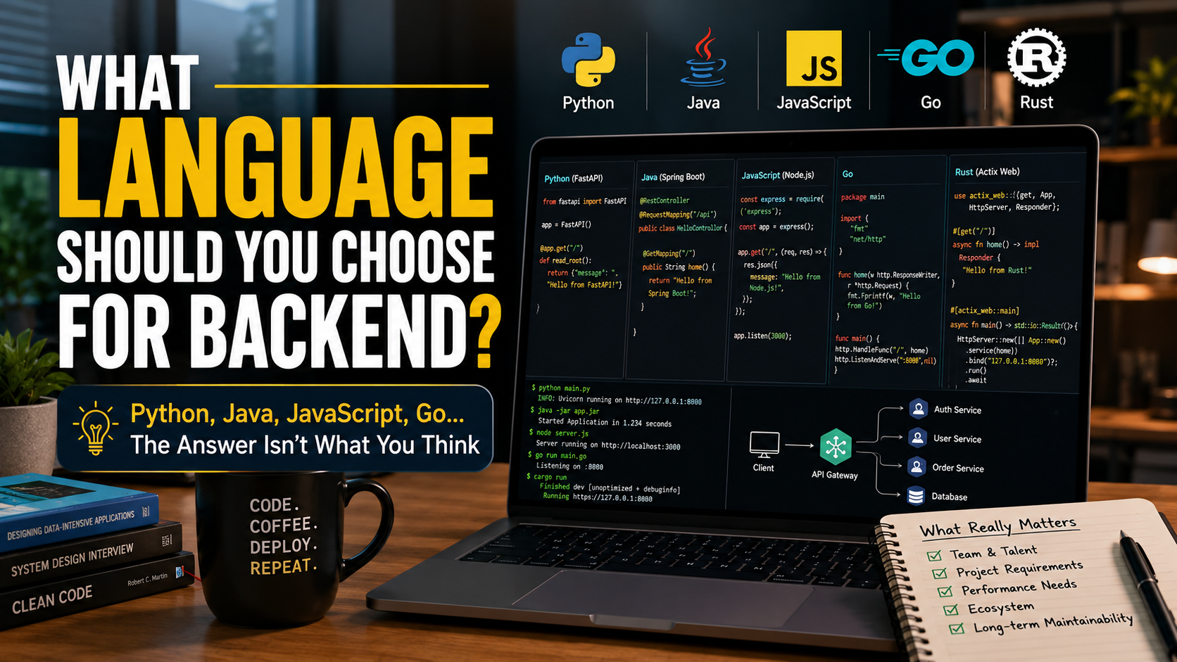 What Language Should You Choose for Backend Development?