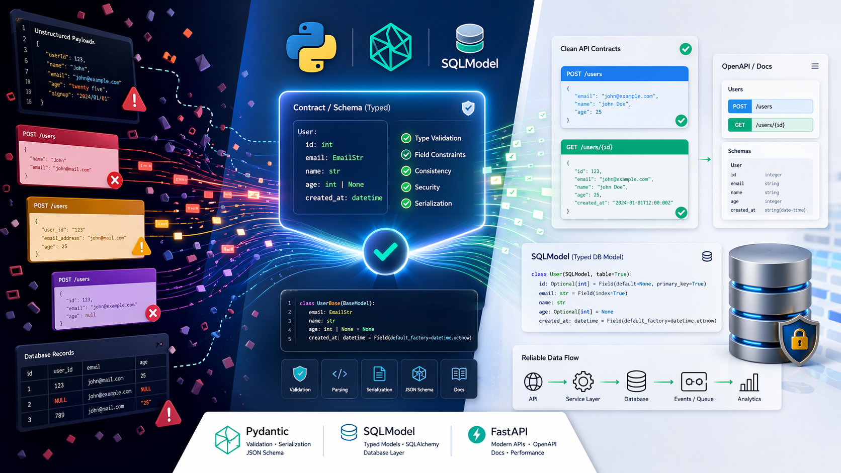 Pydantic and SQLModel Are Quietly Pushing Python Toward Contract-First Backend Architecture