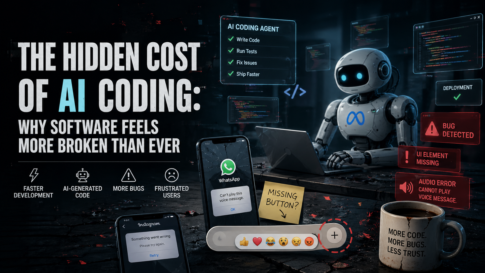 The Hidden Cost of AI Coding: Why Software Feels More Broken Than Ever