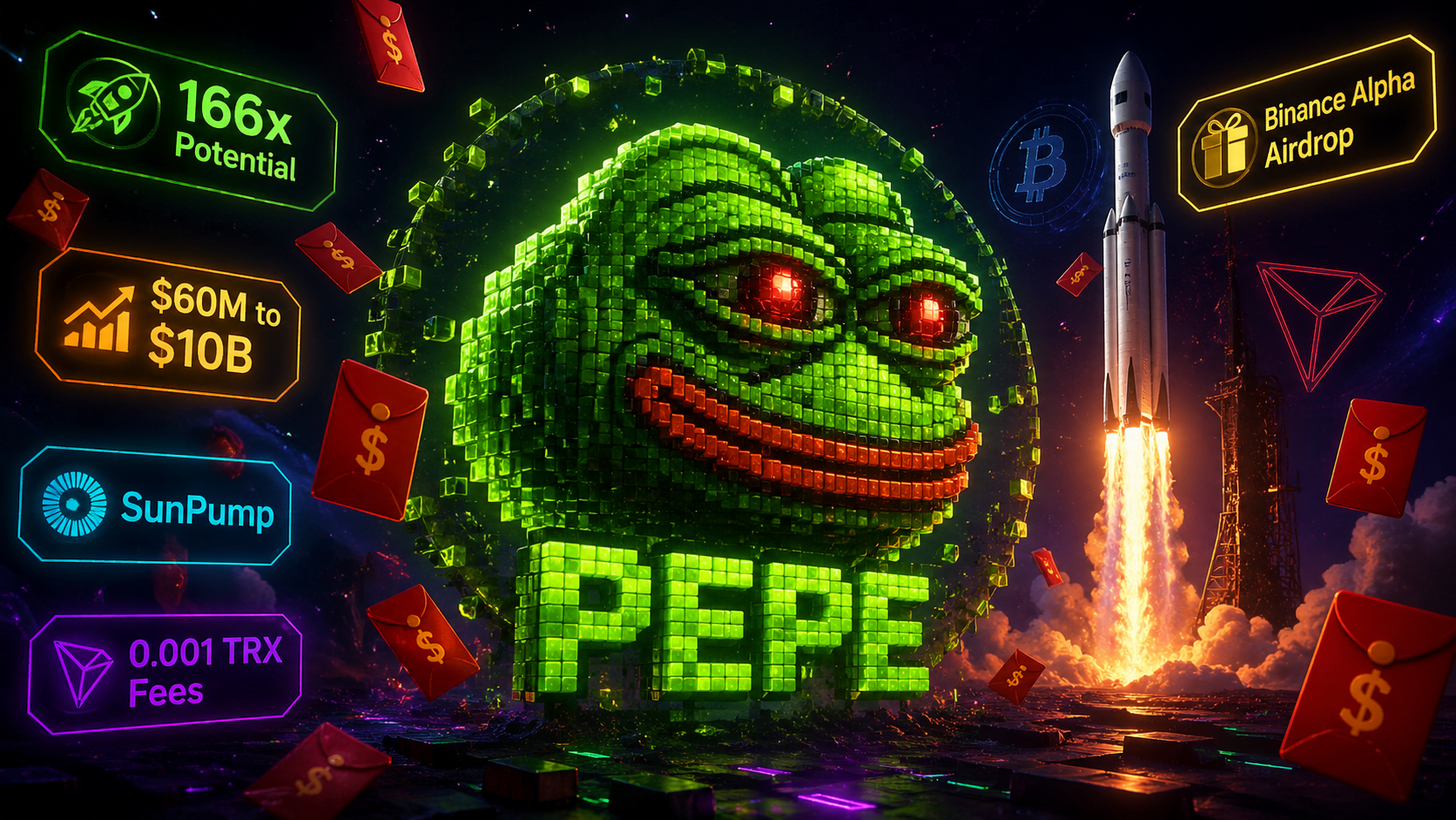  PePeonTron Is Now on Binance Alpha — And You Can Still Get In Before the 166x Explosion