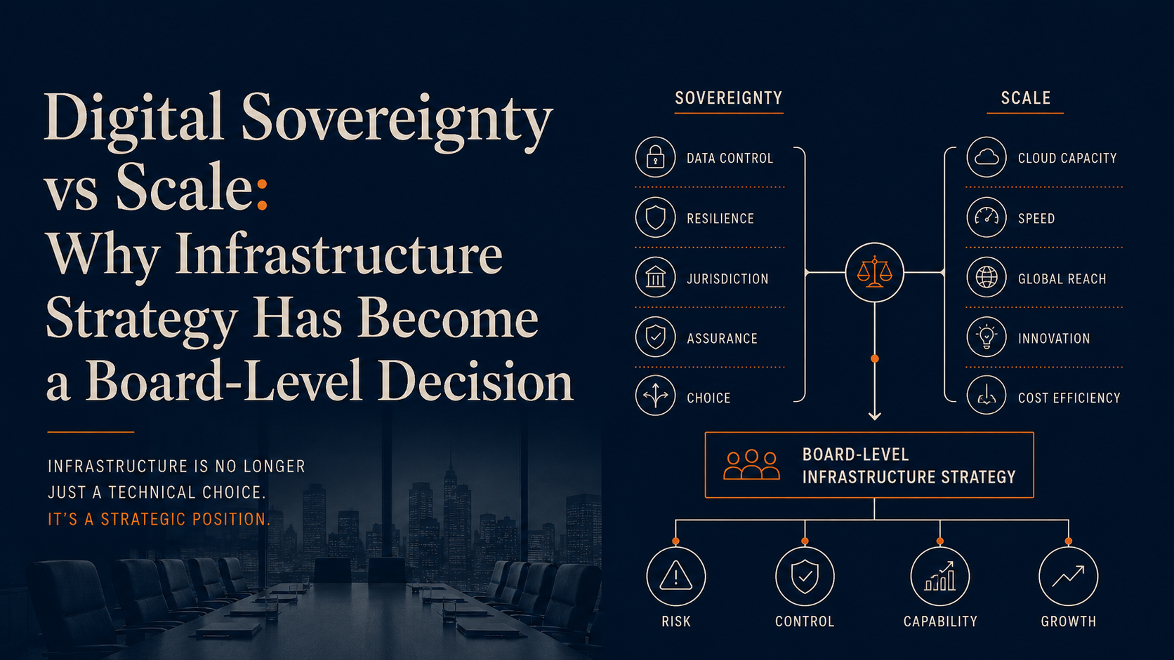 Digital Sovereignty vs Scale: Why Infrastructure Strategy Has Become a Board-Level Decision