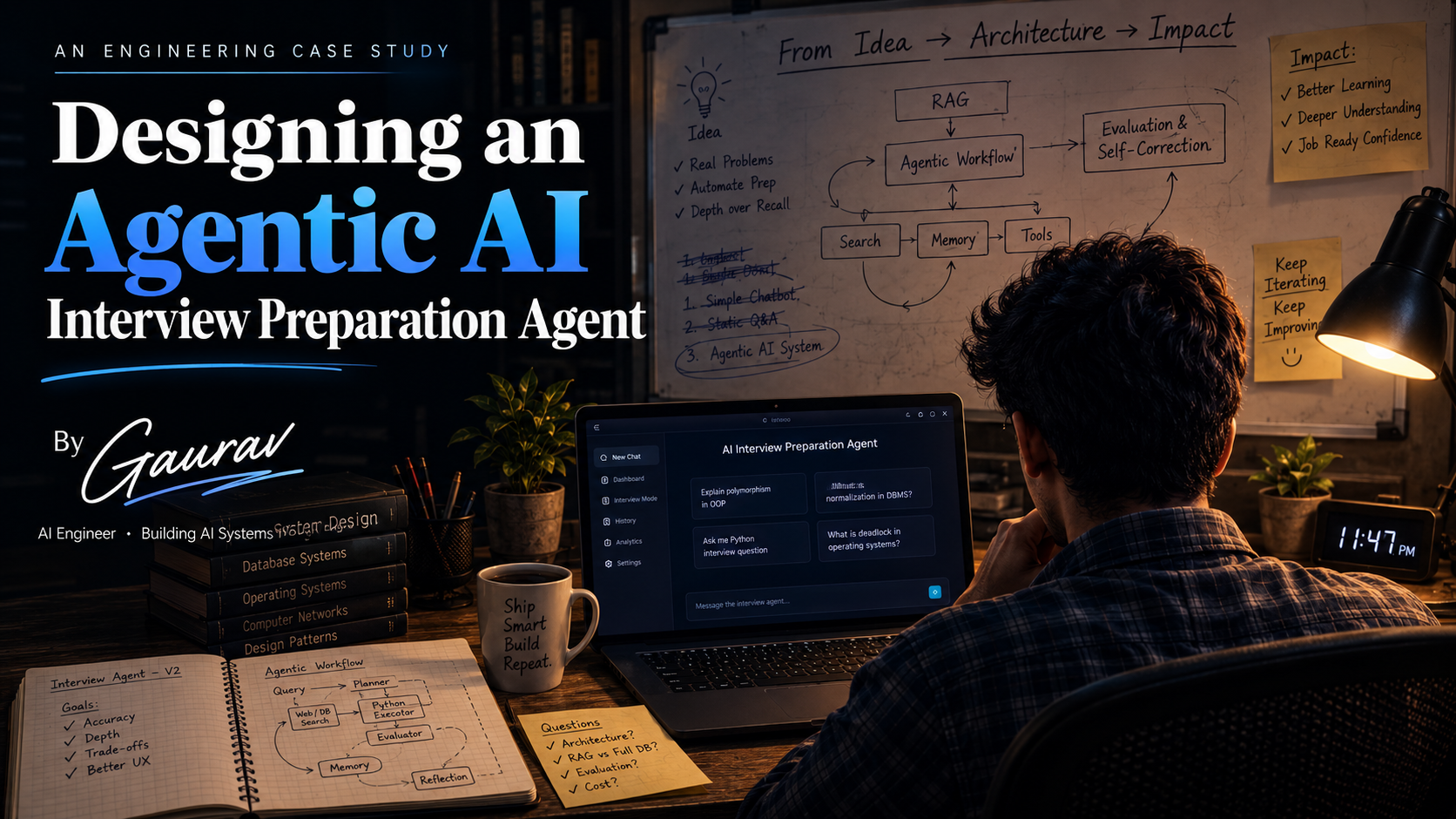 Designing an Agentic AI Interview Preparation Agent: An Engineering Case Study