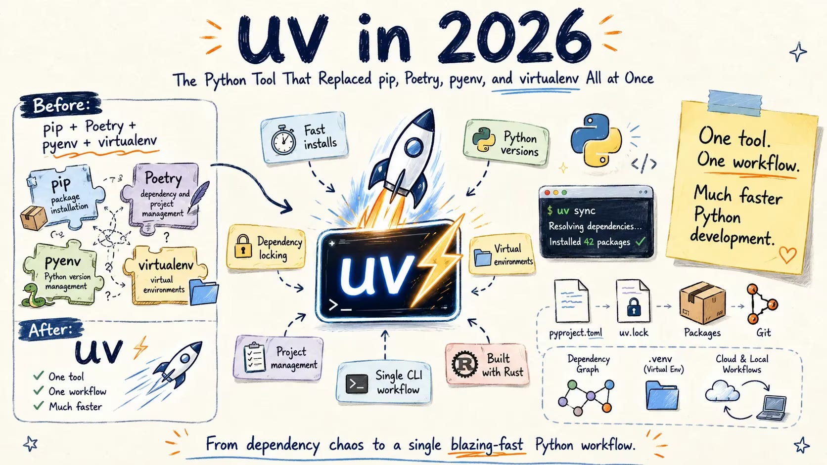 Why uv Became the Go-To Python Package Manager in 2026
