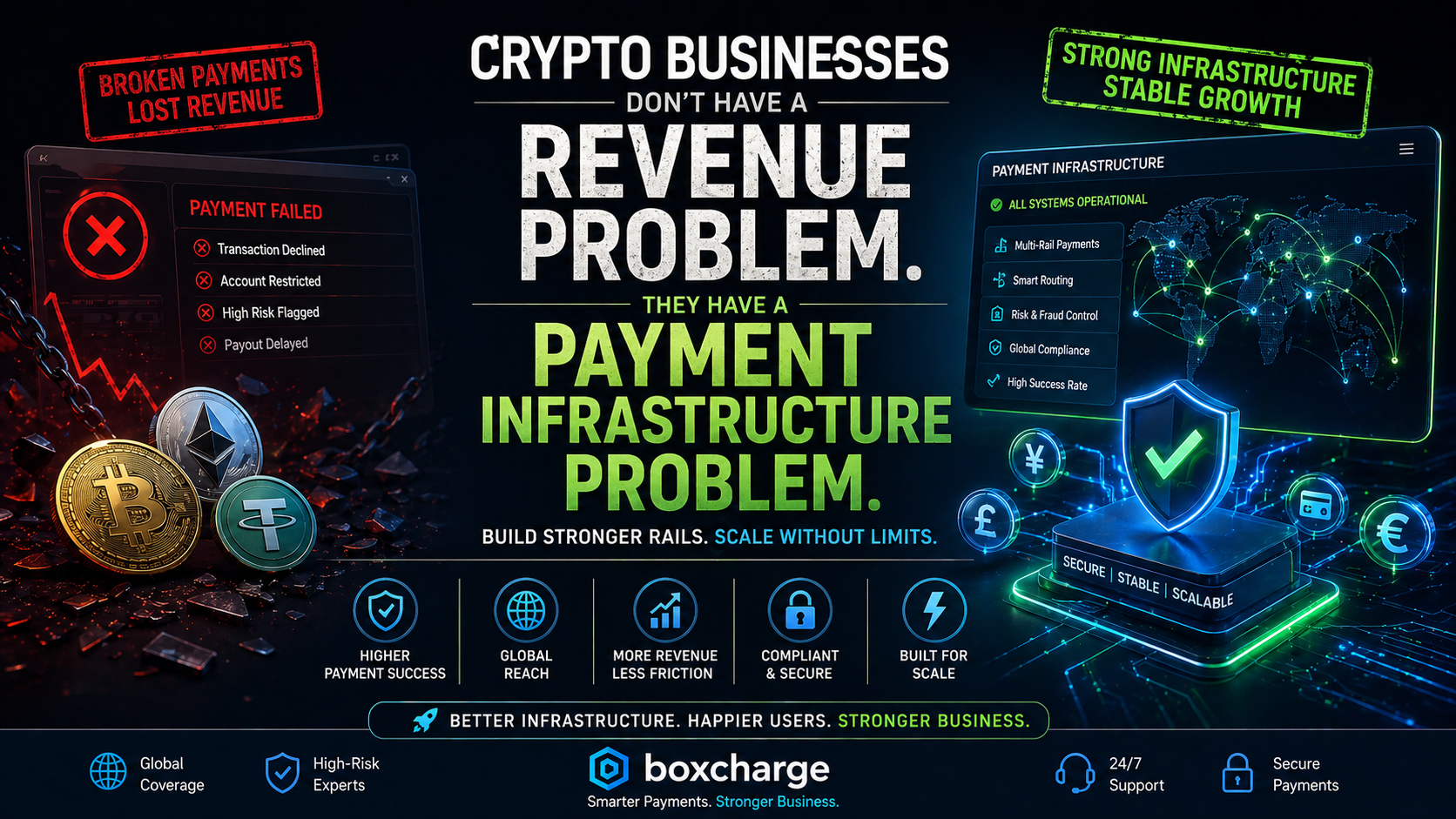 Crypto Businesses Don’t Have a Revenue Problem. They Have a Payment Infrastructure Problem.