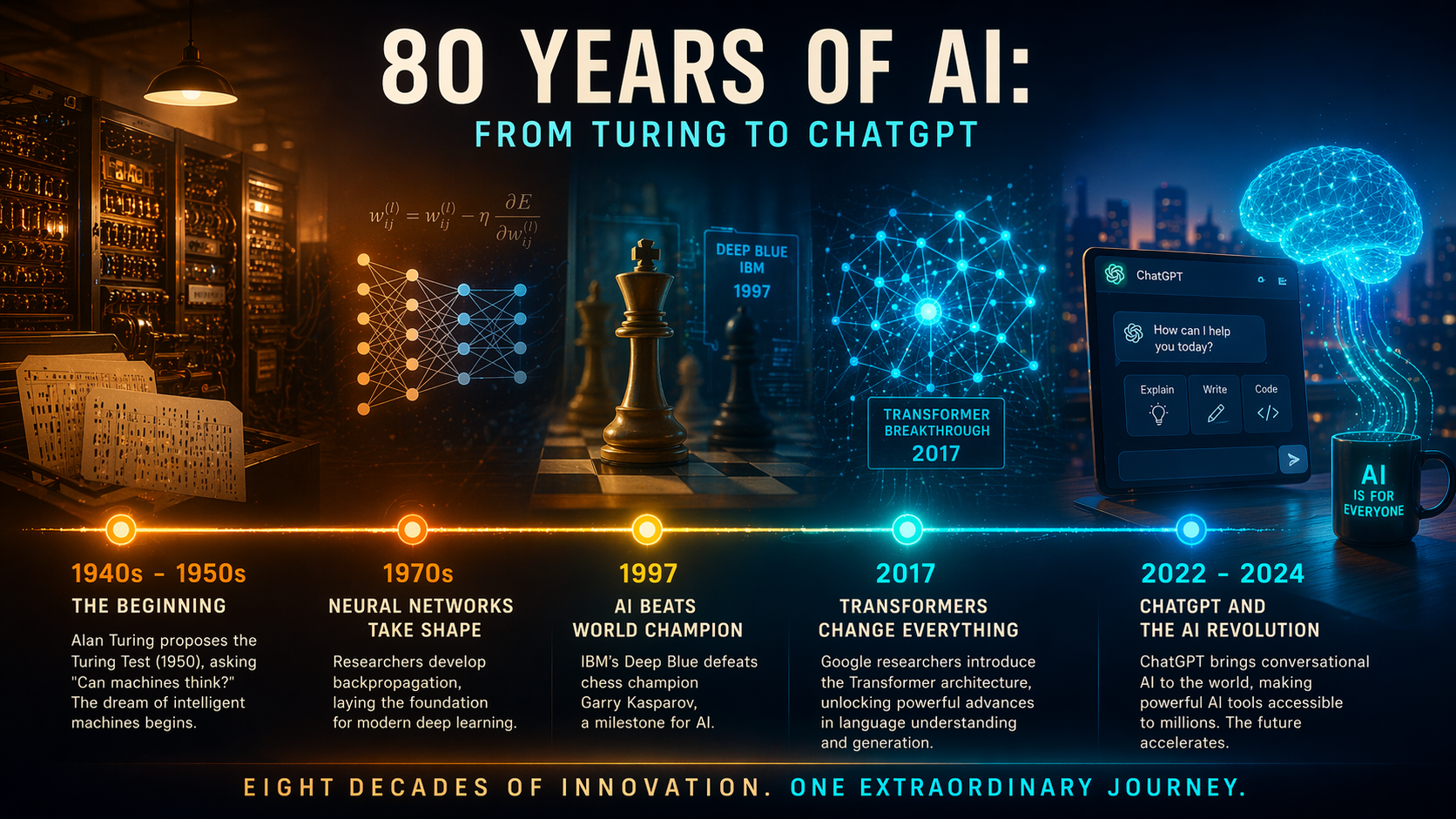 From Room-Sized Computers to ChatGPT: A Java Developer’s Crash Course on AI History
