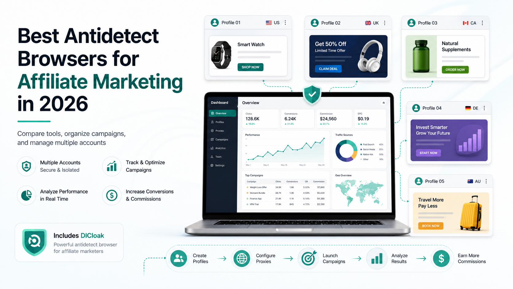 7 Best Antidetect Browsers for Affiliate Marketing in 2026