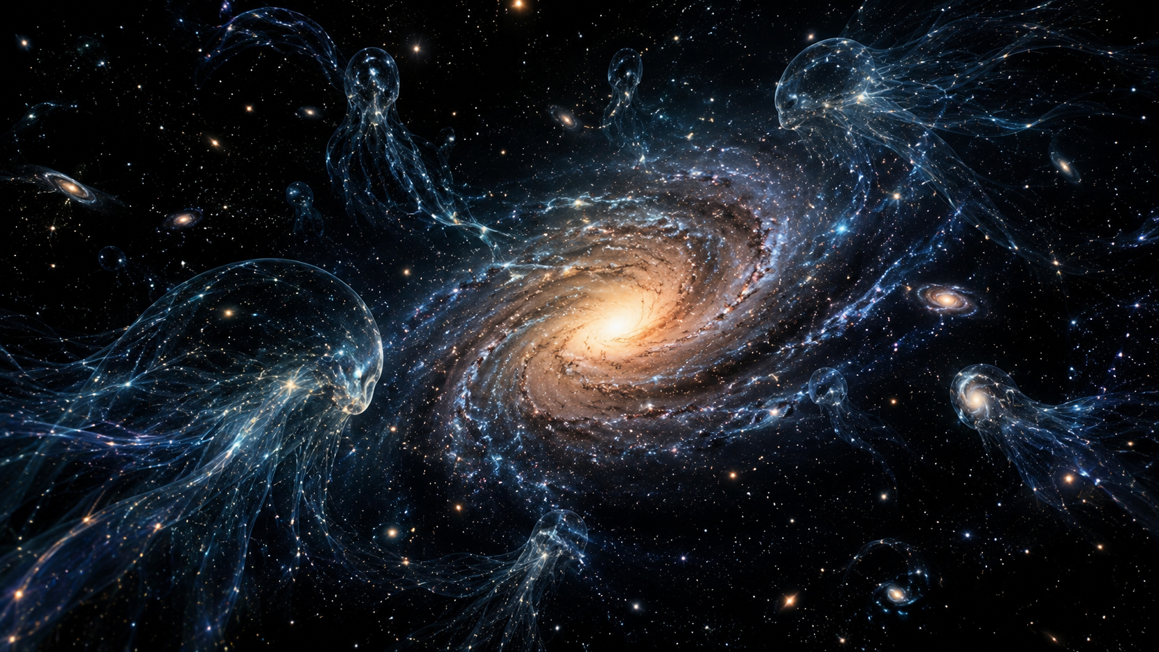 What If Dark Matter Is Actually an Invisible Form of Life-