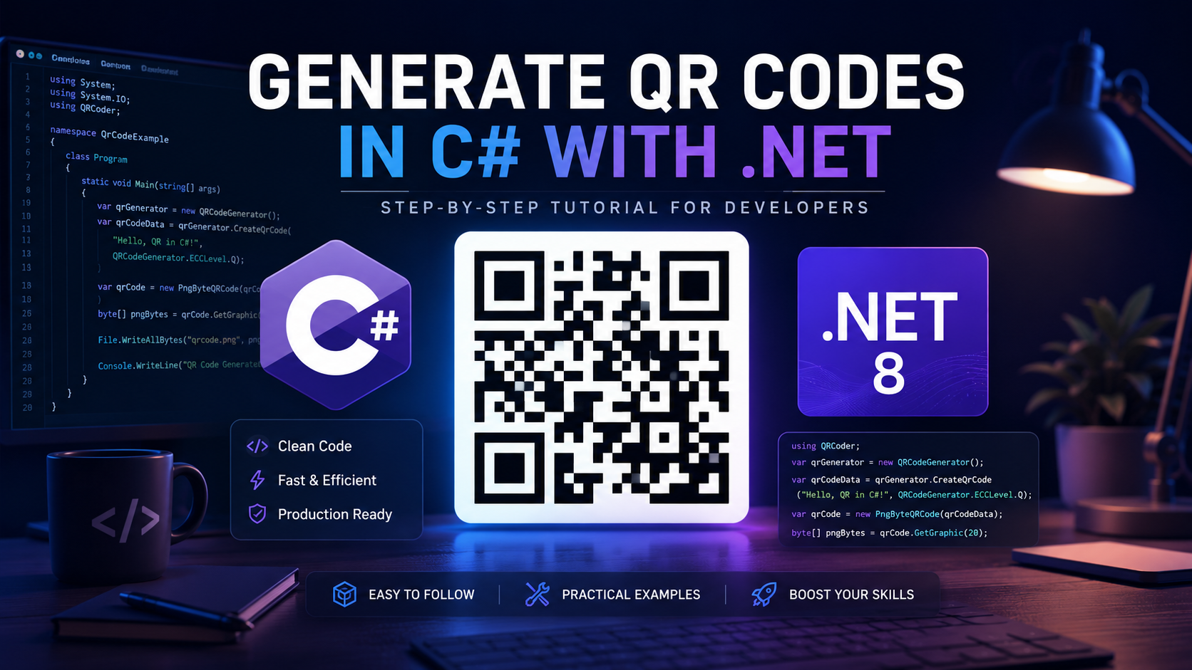 Generate QR Codes in C# Using QRCoder