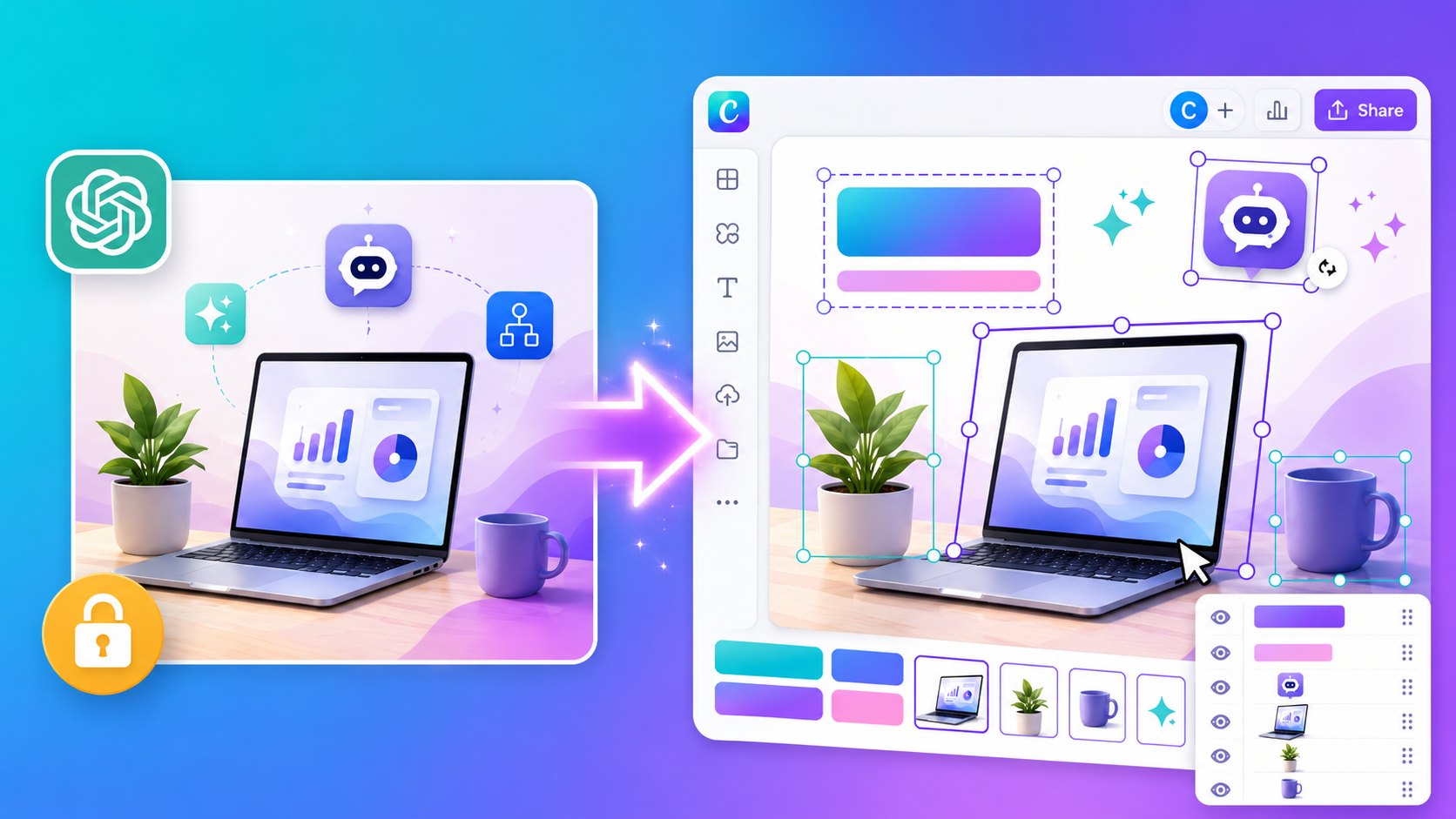 How to Turn ChatGPT Images Into Editable Canva Designs With Magic Layers