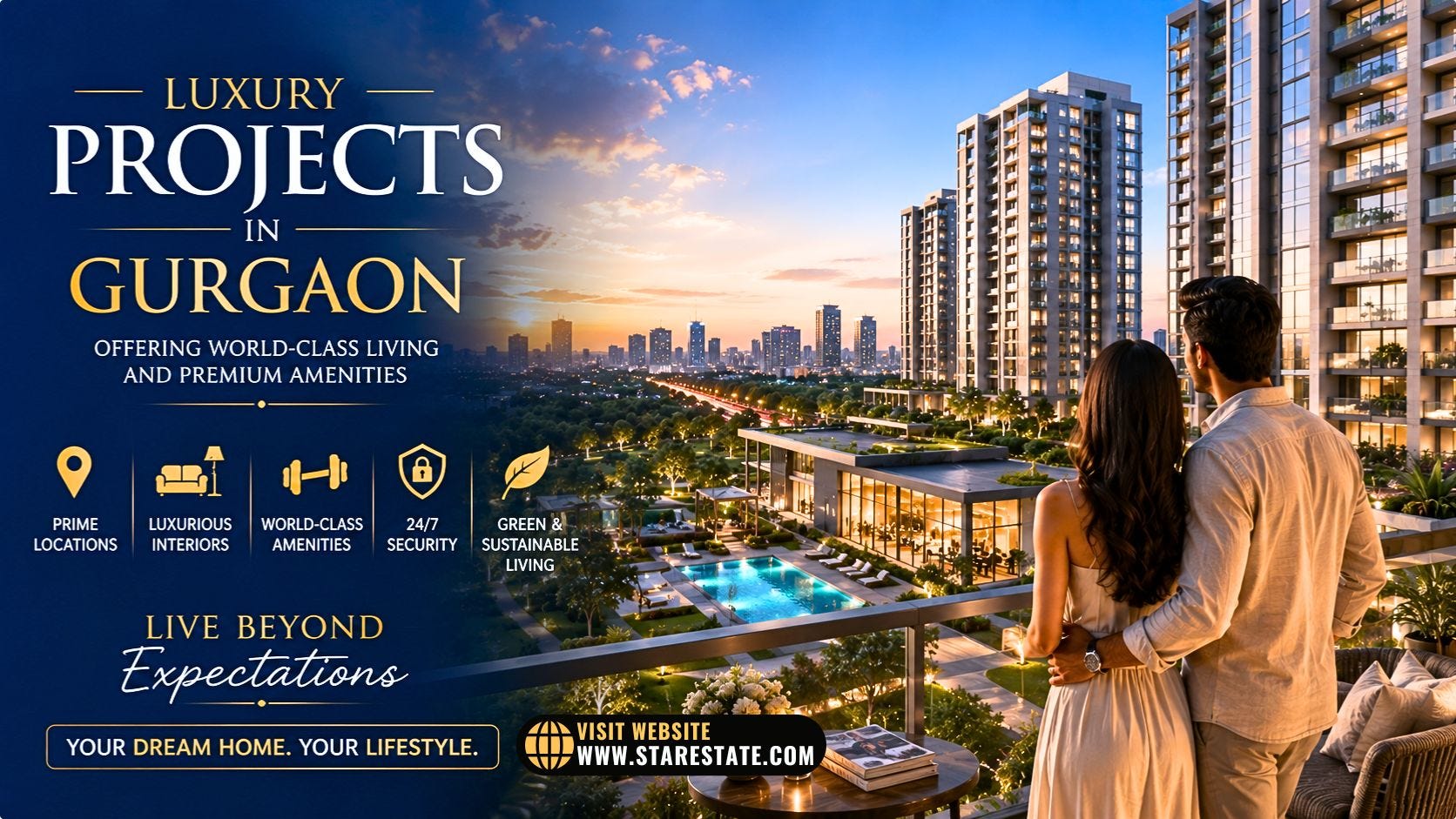 Luxury Projects In Gurgaon With Prime Locations And Exceptional Connectivity