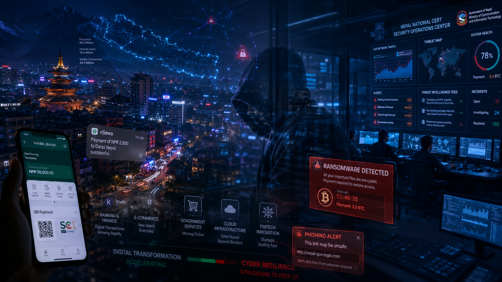 Cybersecurity in Nepal: The Digital Growth Nobody Prepared For
