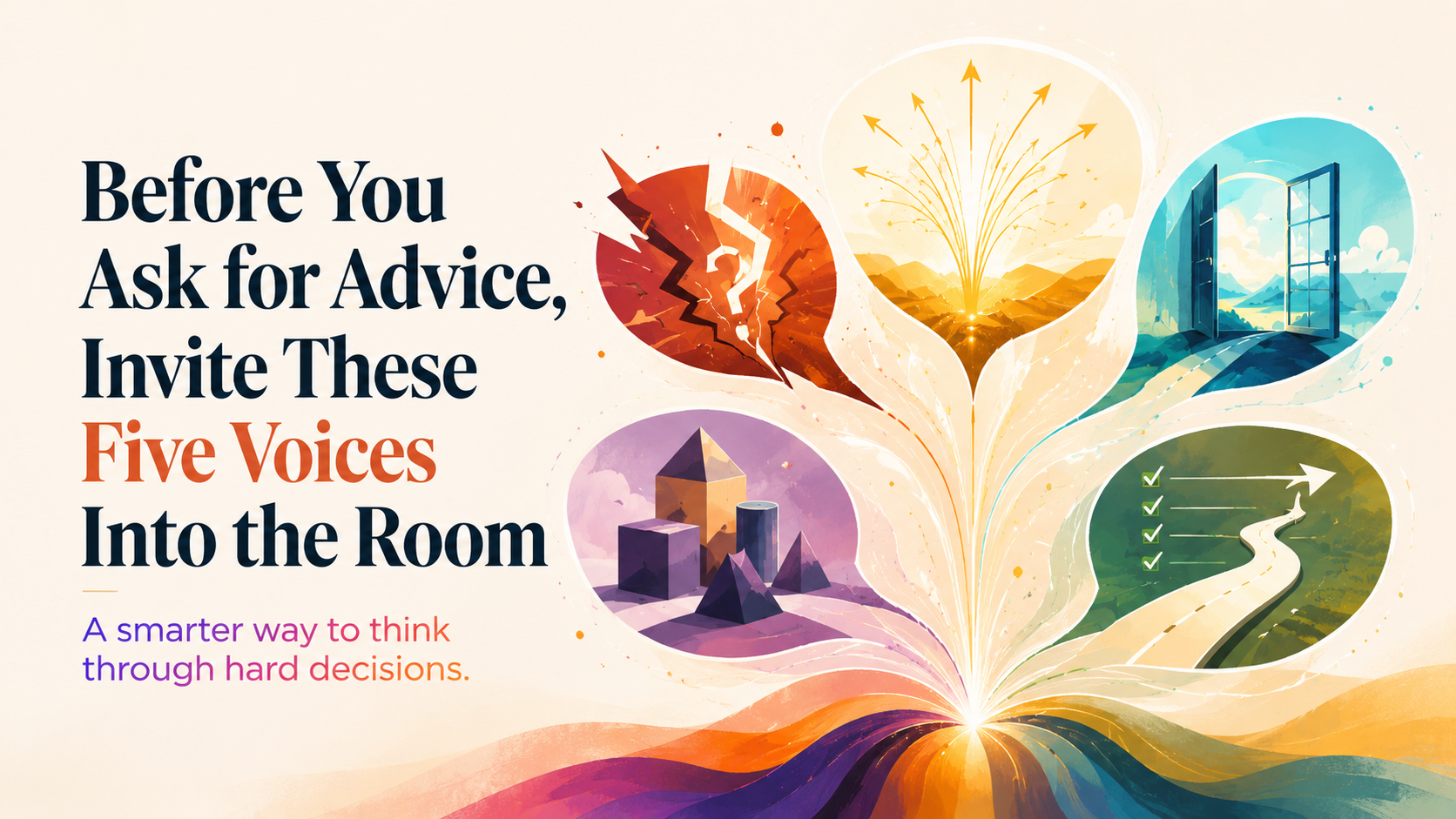 Before You Ask for Advice, Invite These Five Voices Into the Room